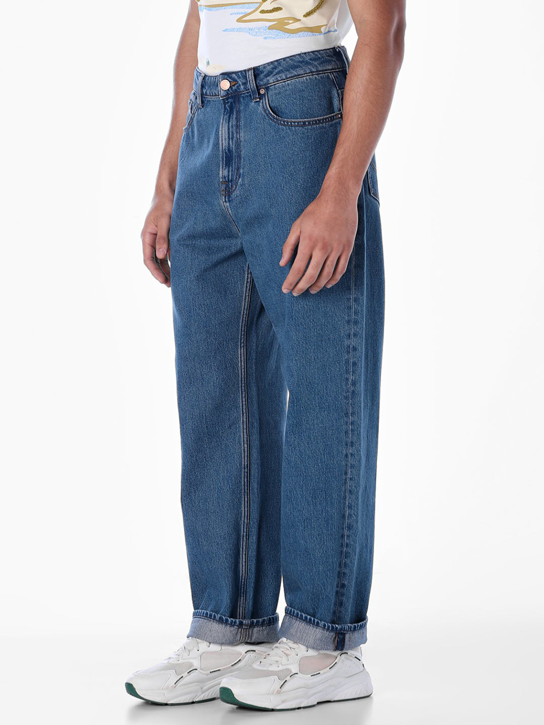 High Rise 5 Pocket Dario Loose Fit Jeans