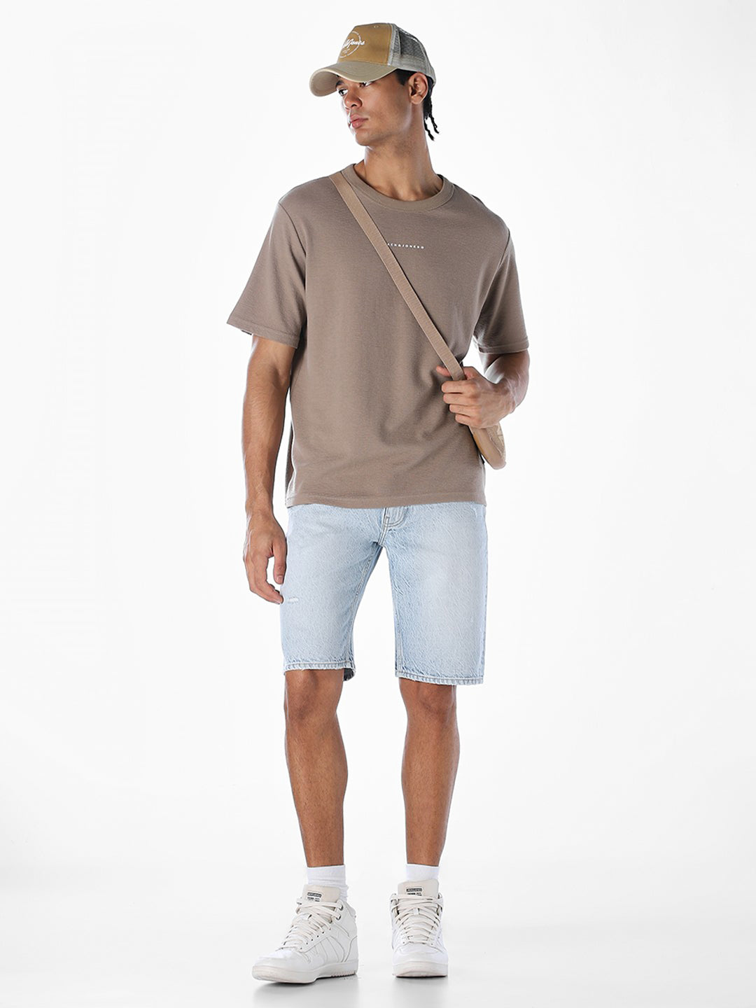 Light Blue 5 Pocket Denim Shorts