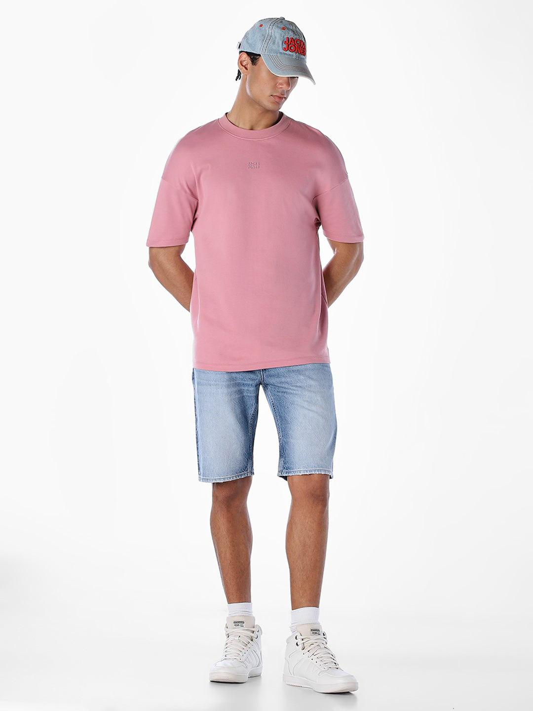 Blue Washed 5 Pocket Denim Shorts