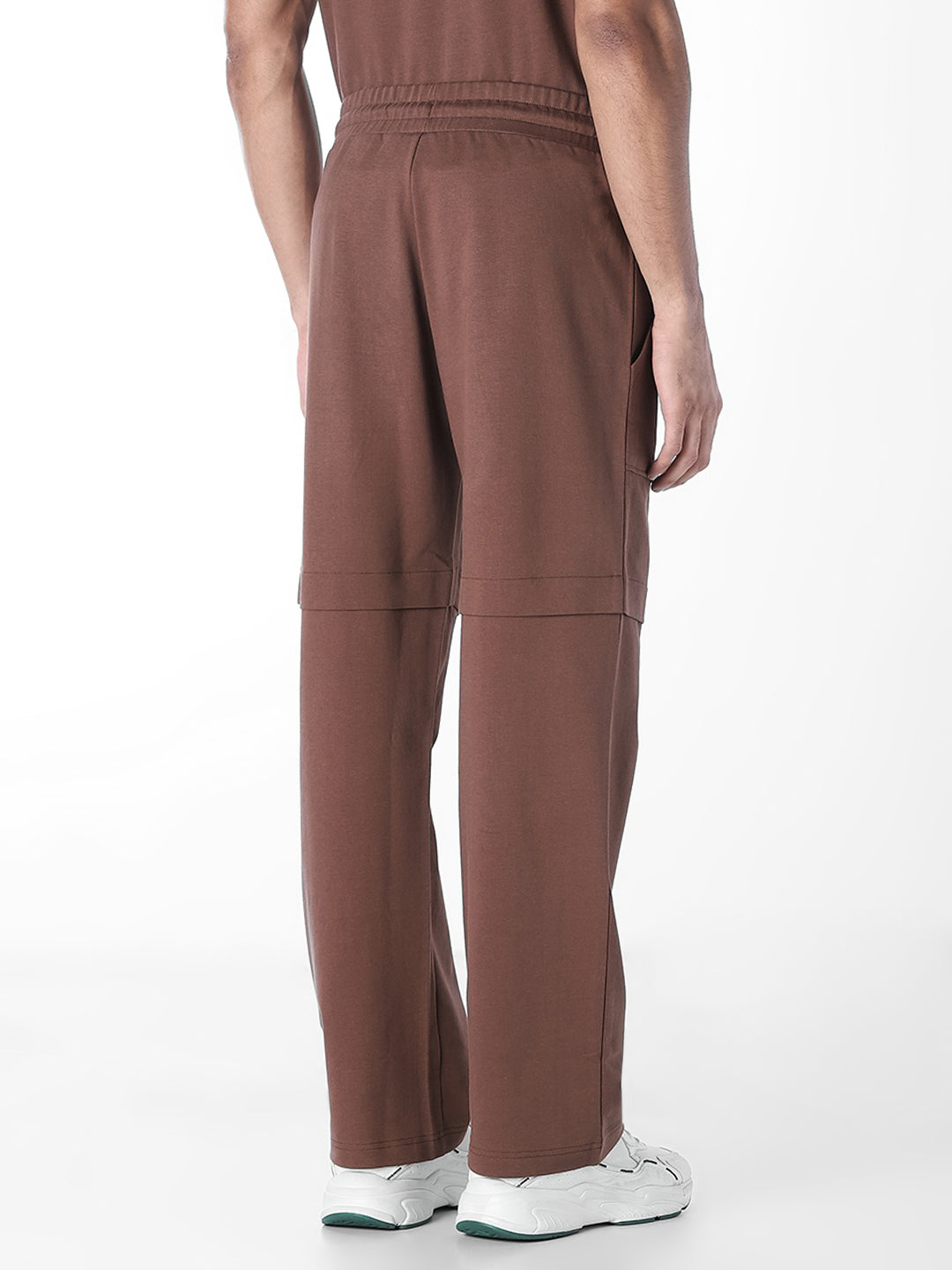 Brown Regular Fit Sweatpants