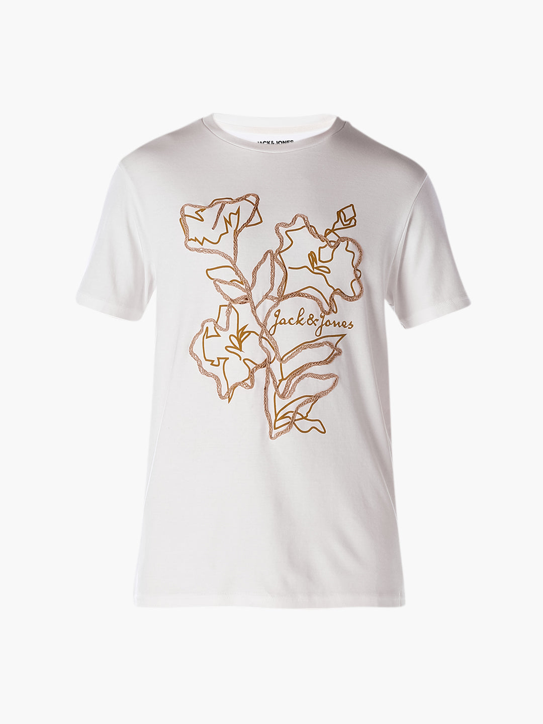 Floral Print Cotton T-shirt