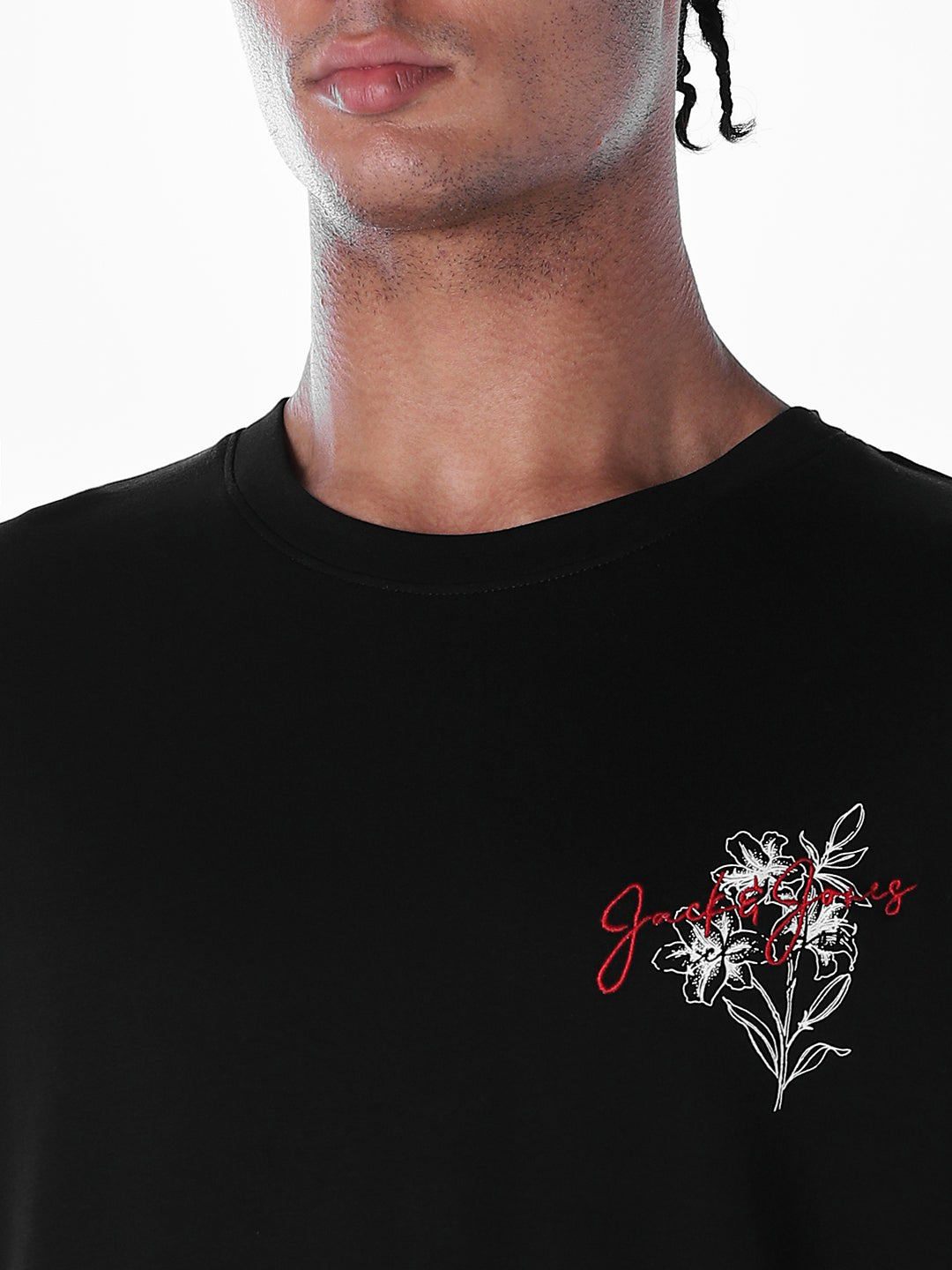 Floral Back Print Oversized T-shirt