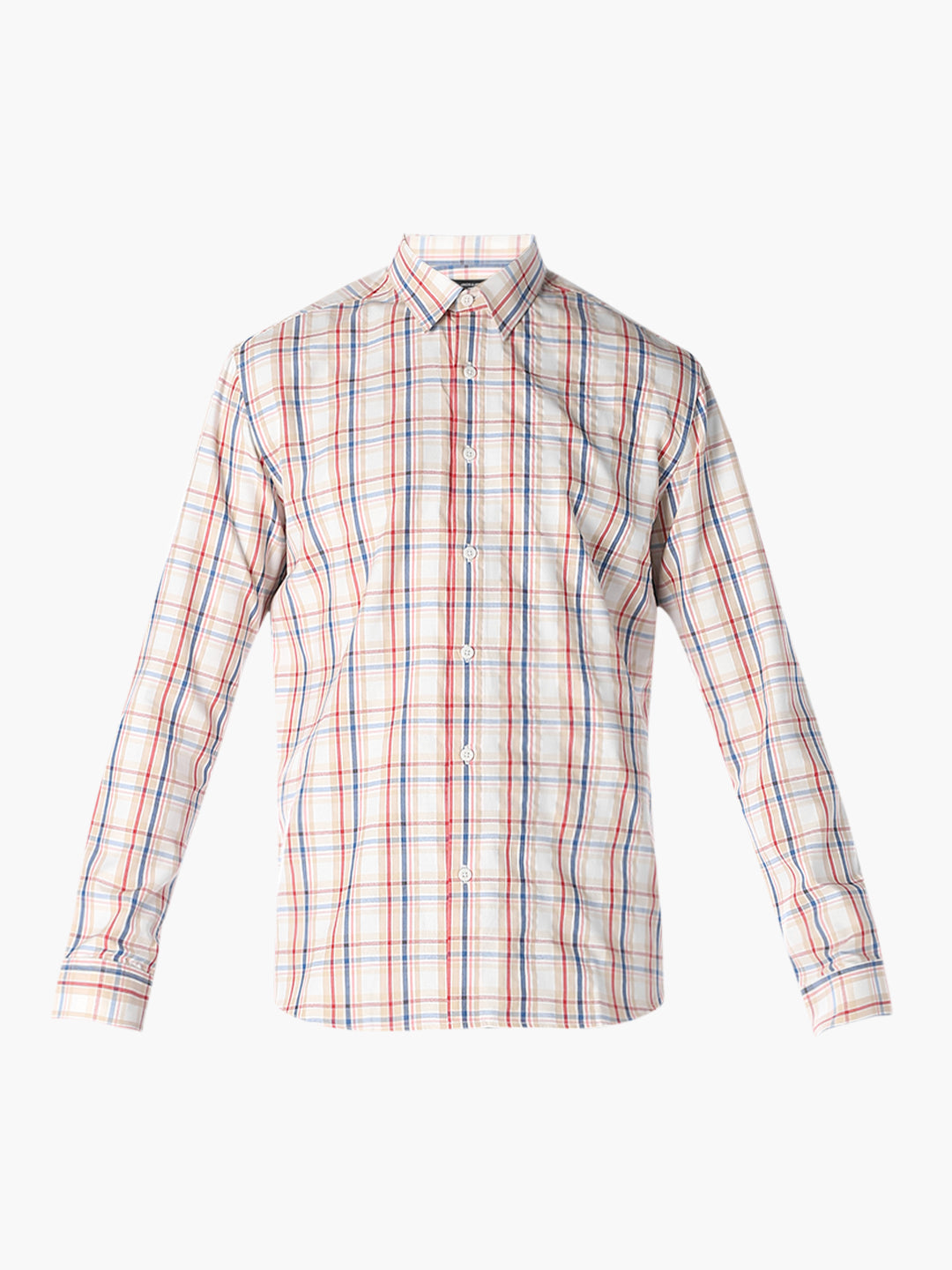 Multi-Colour Check Cotton Shirt