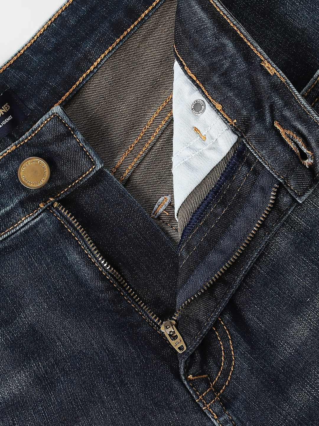 Mildly Distressed Cliff Bootcut Jeans