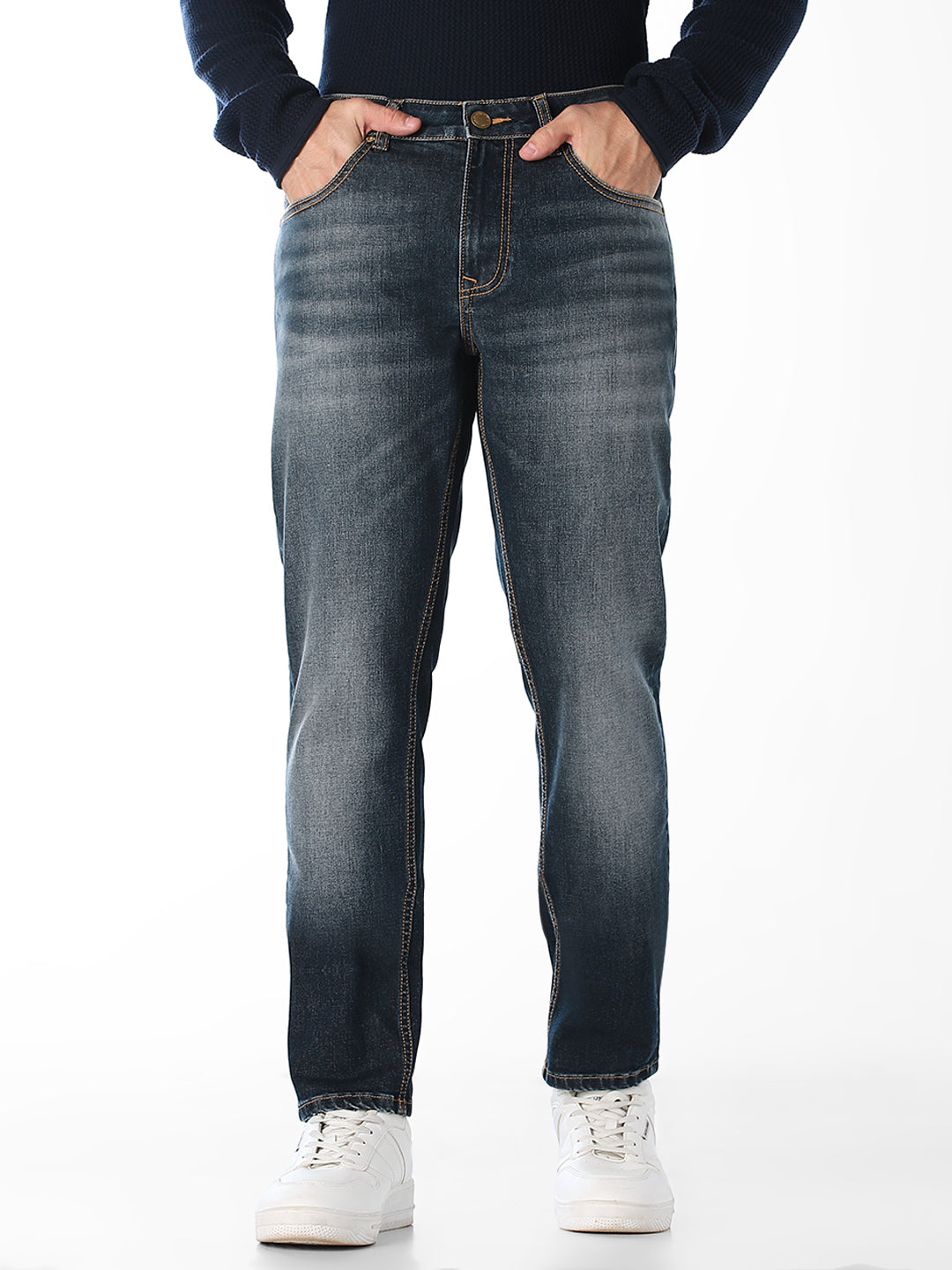 Dark Blue Ben Skinny Fit Jeans