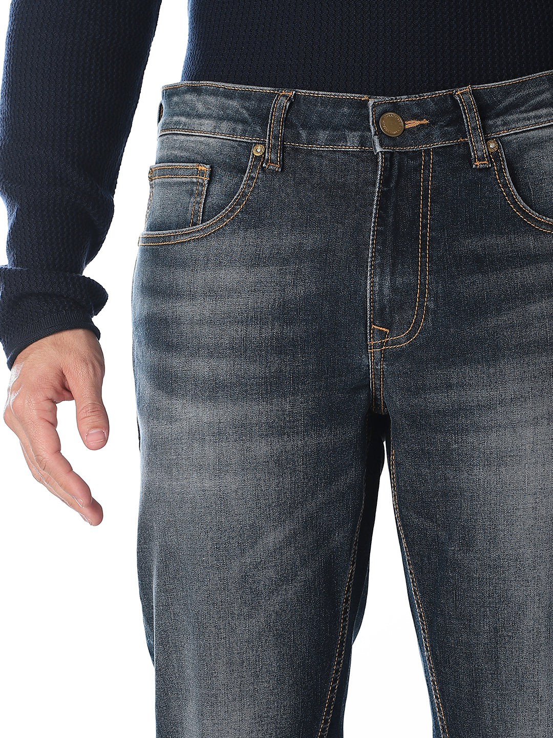 Dark Blue Ben Skinny Fit Jeans