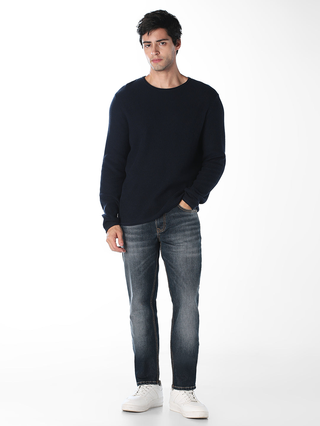 Dark Blue Ben Skinny Fit Jeans