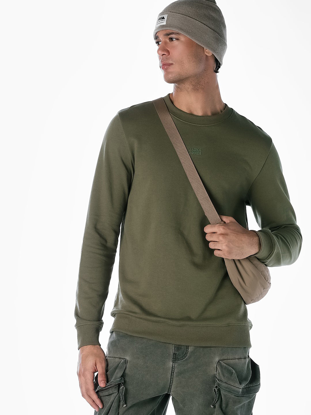 Green Crew Neck Sweatshirt