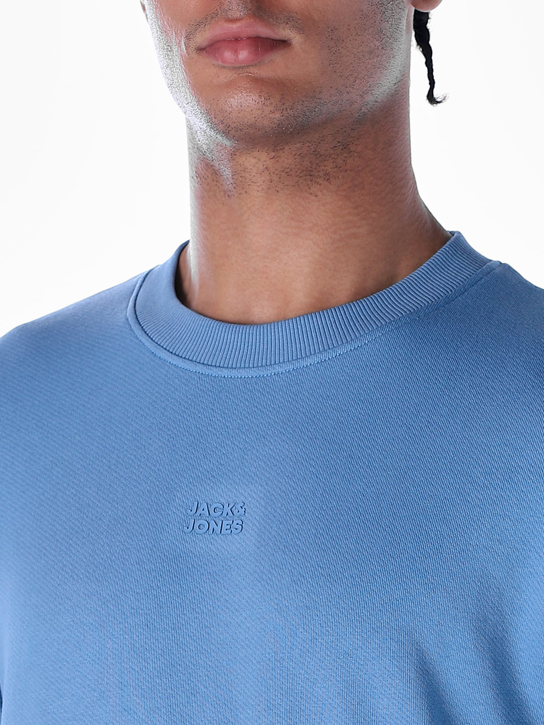 Blue Crew Neck Sweatshirt