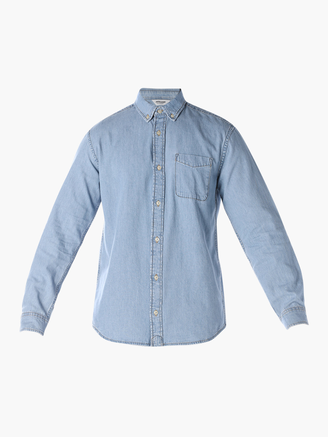 Contrast Stitch Denim Shirt