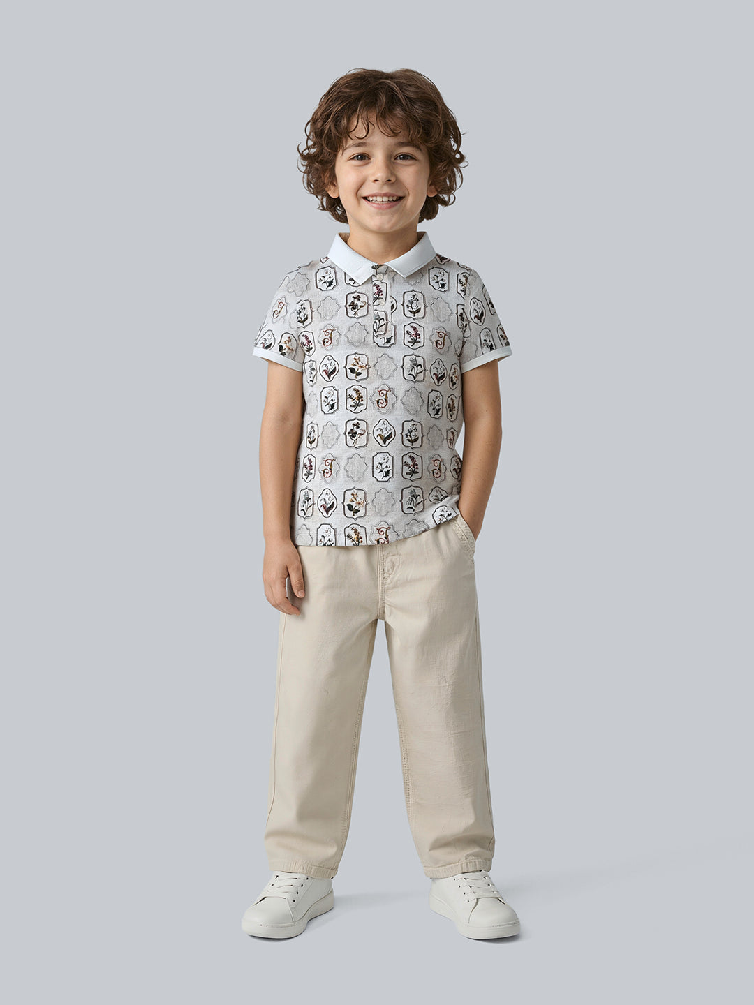 Boys Printed Polo
