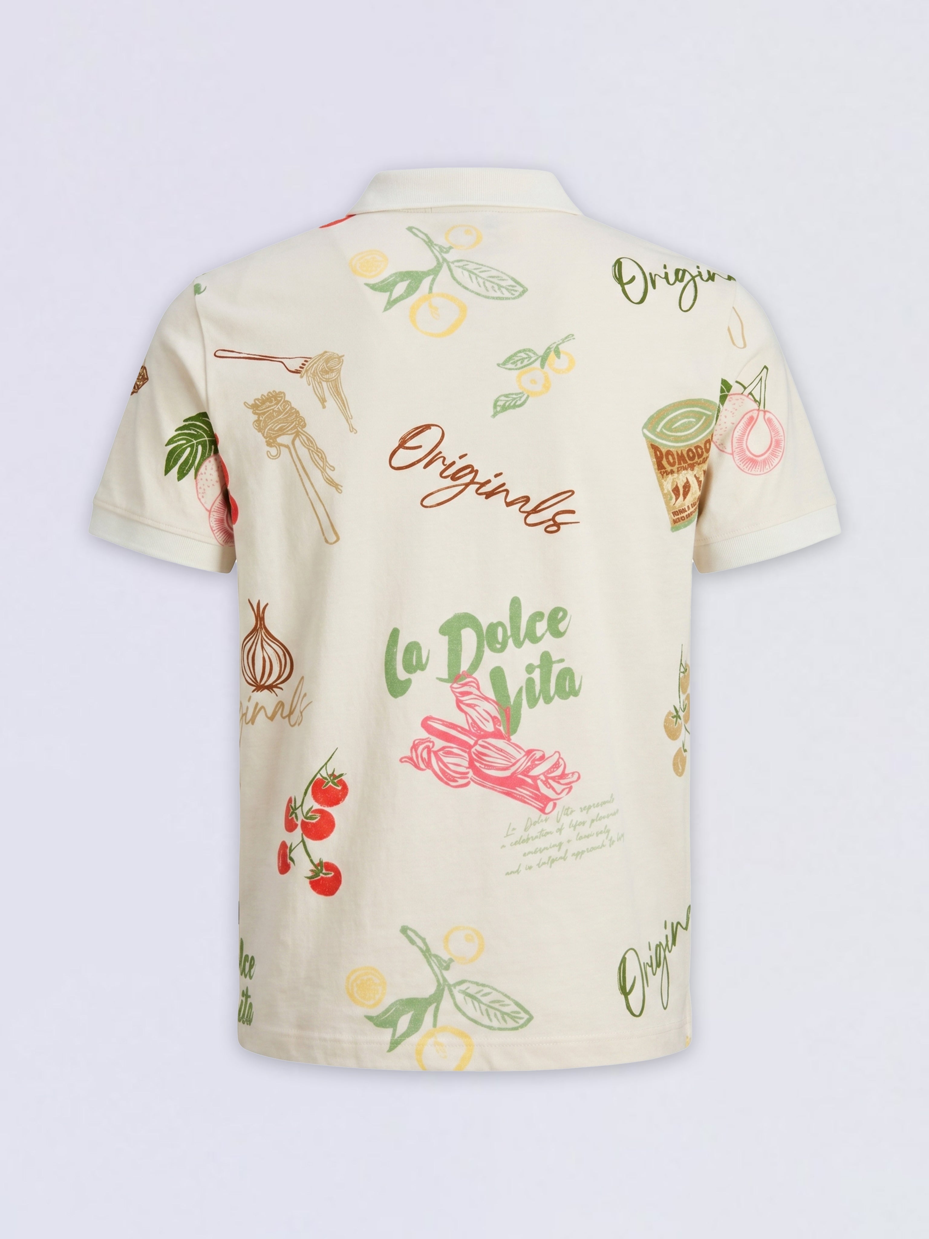 Boys Printed Cotton Polo