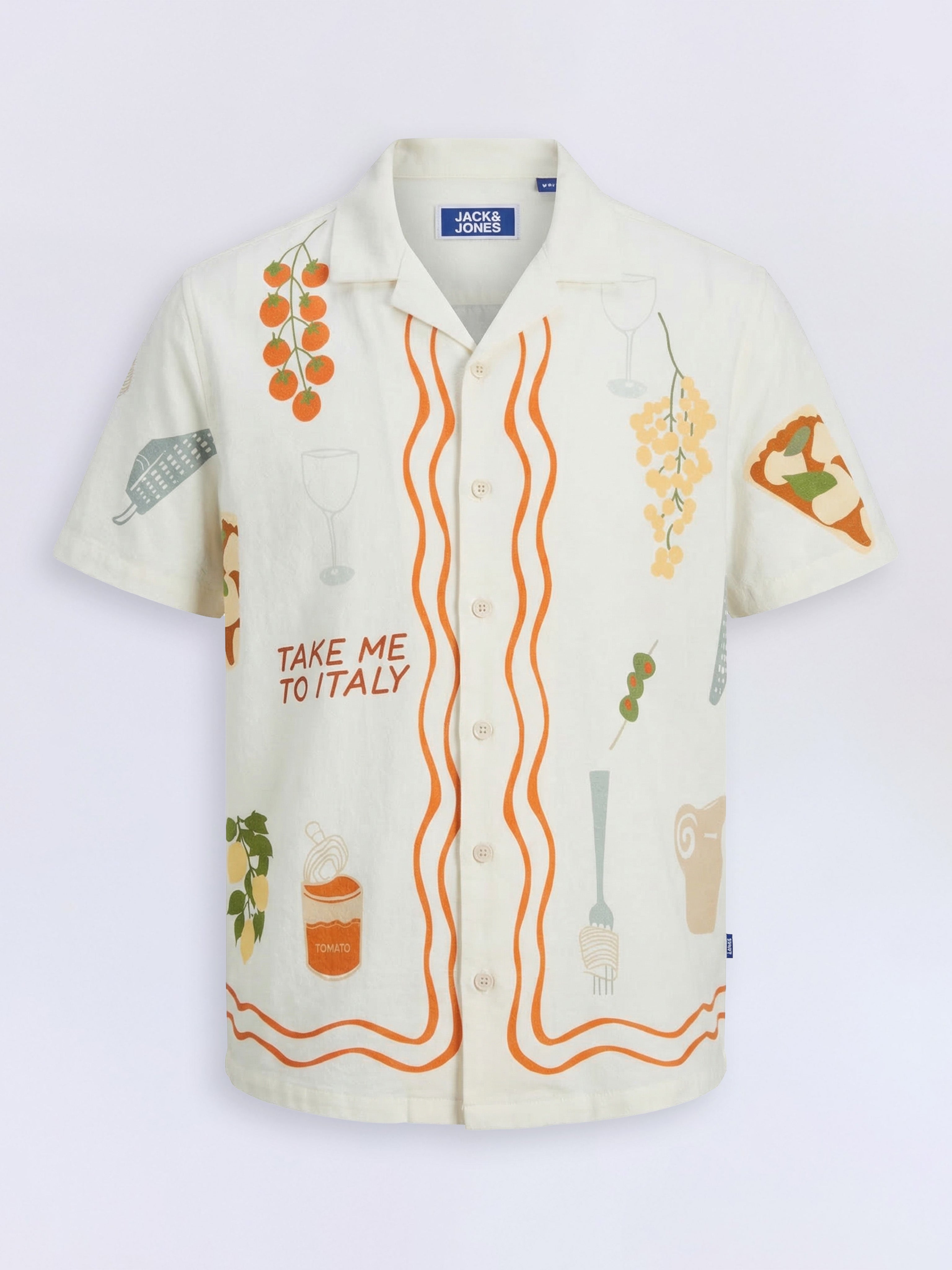 Boys Printed Cotton Shirt