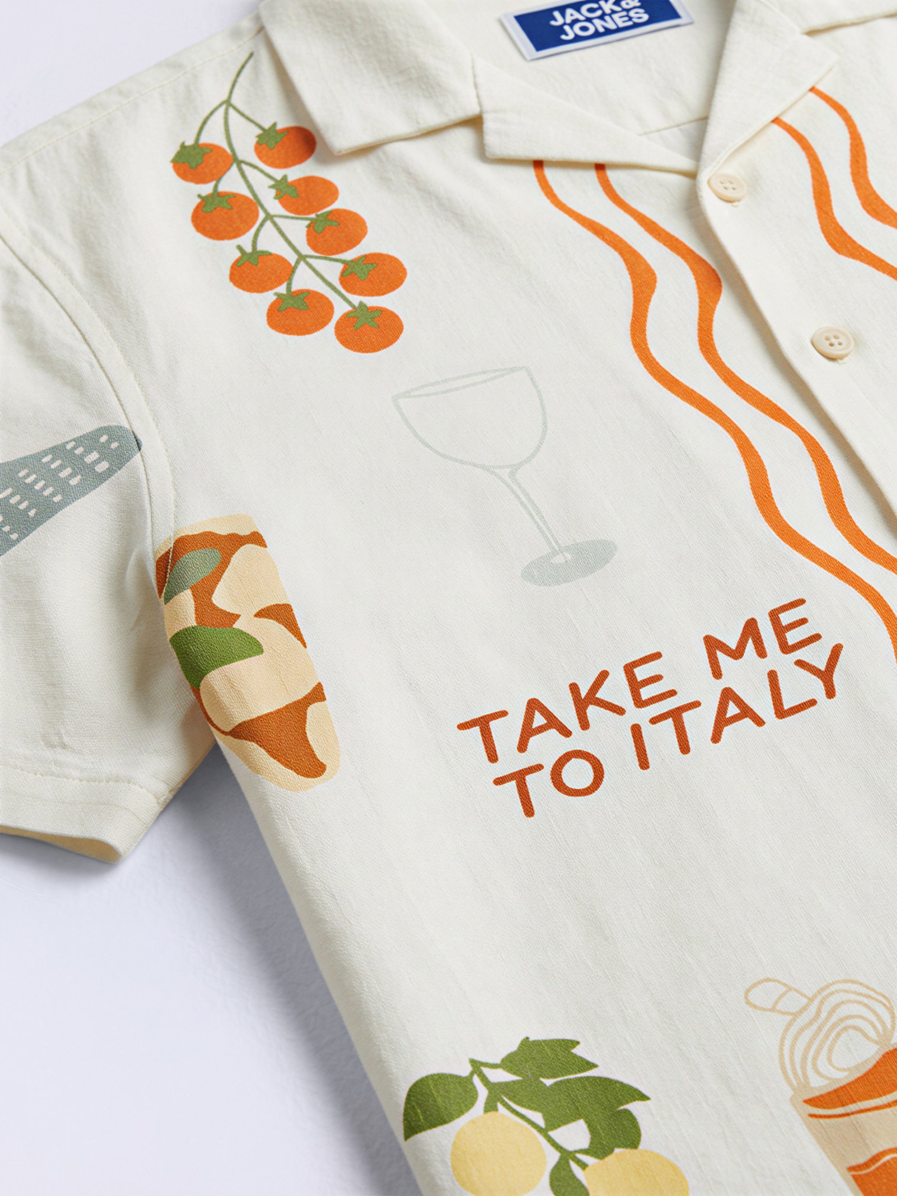Boys Printed Cotton Shirt