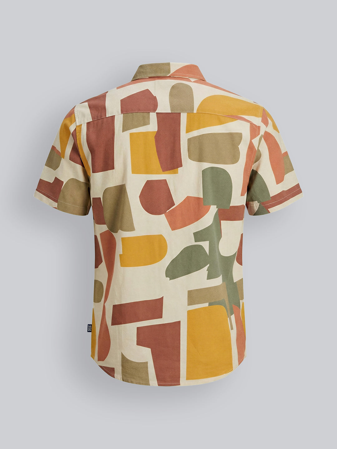 Boys Abstract Print Cotton Shirt