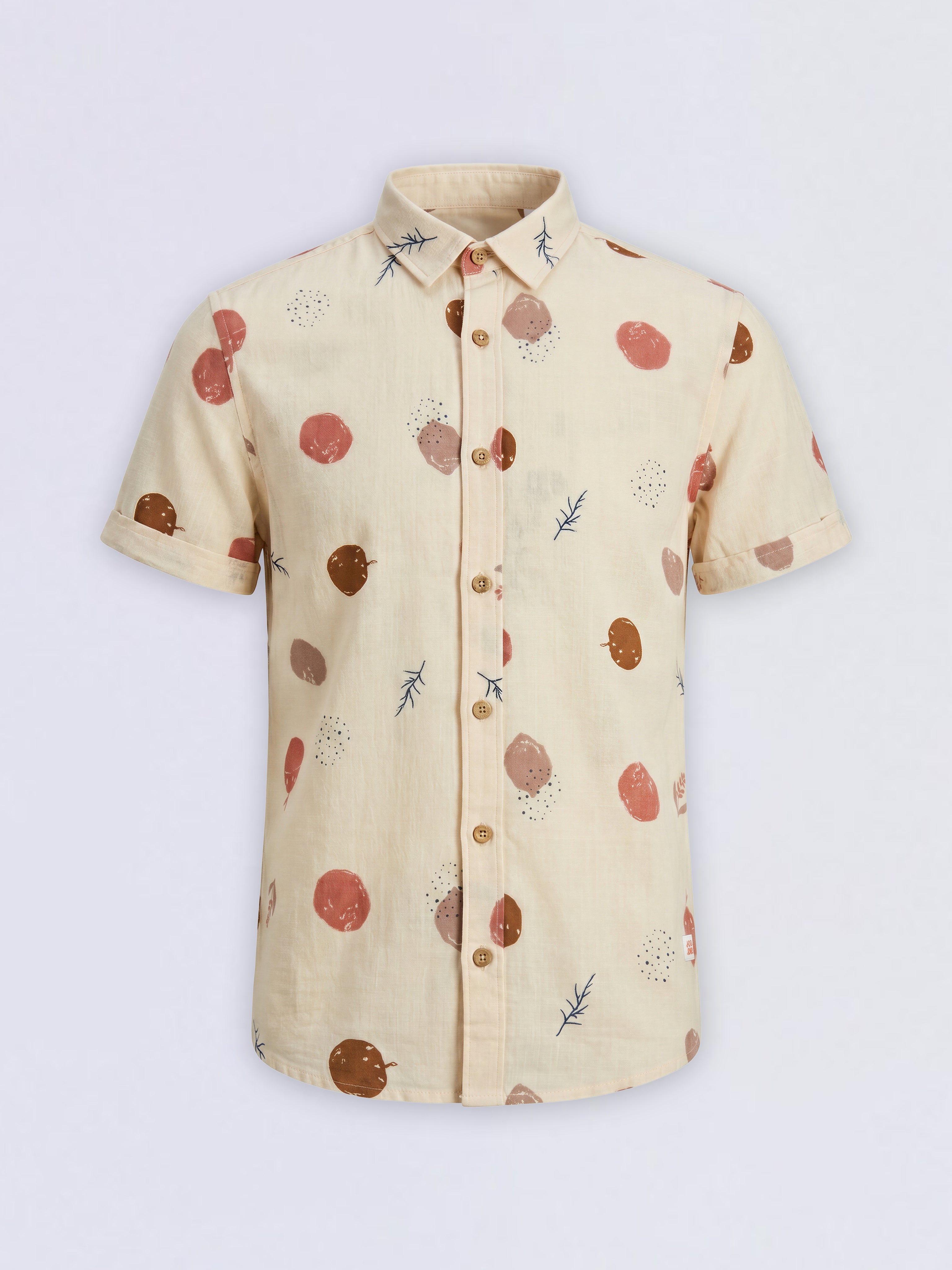 Boys Printed Short Sleeves Shirt