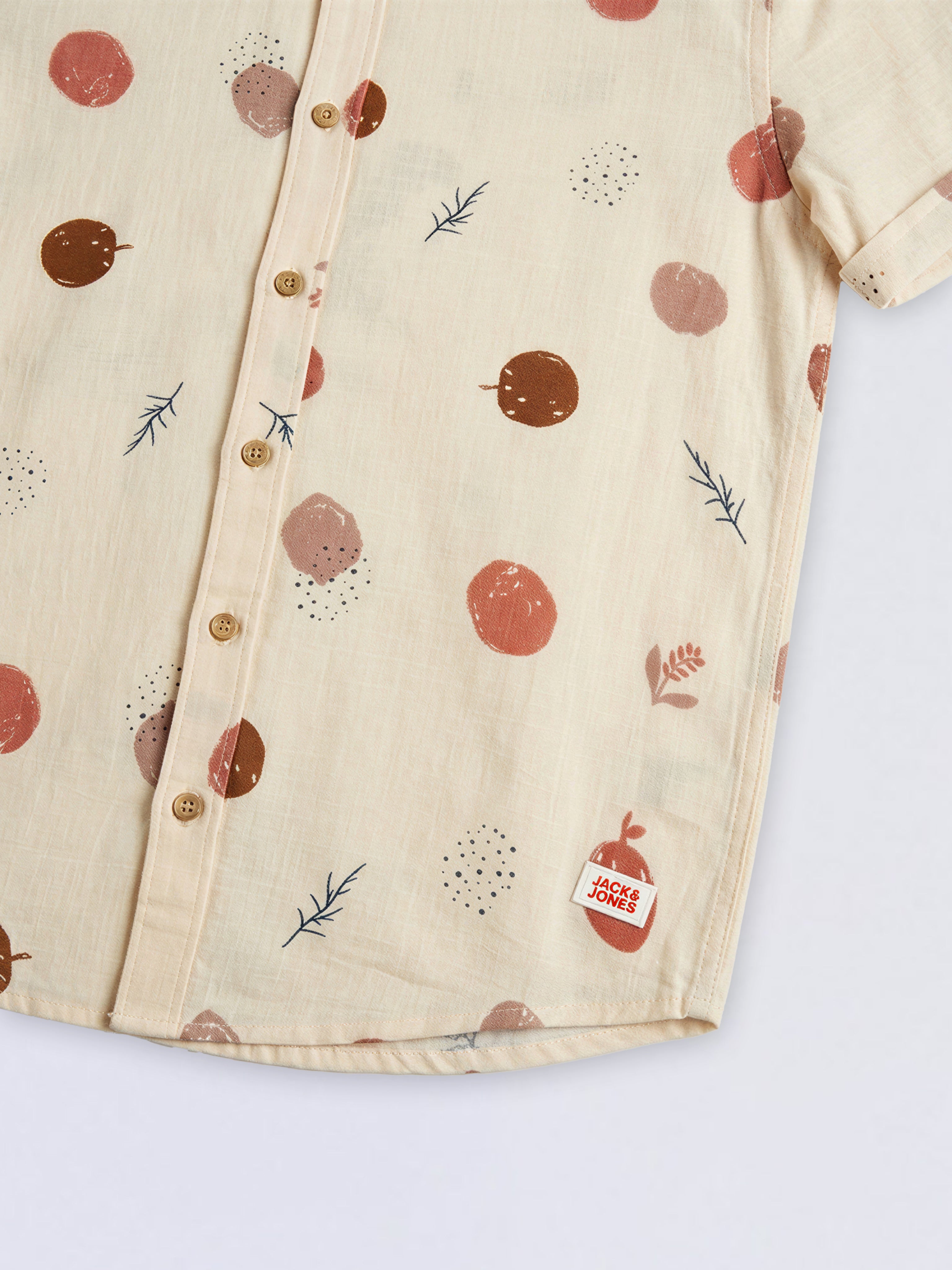 Boys Printed Short Sleeves Shirt