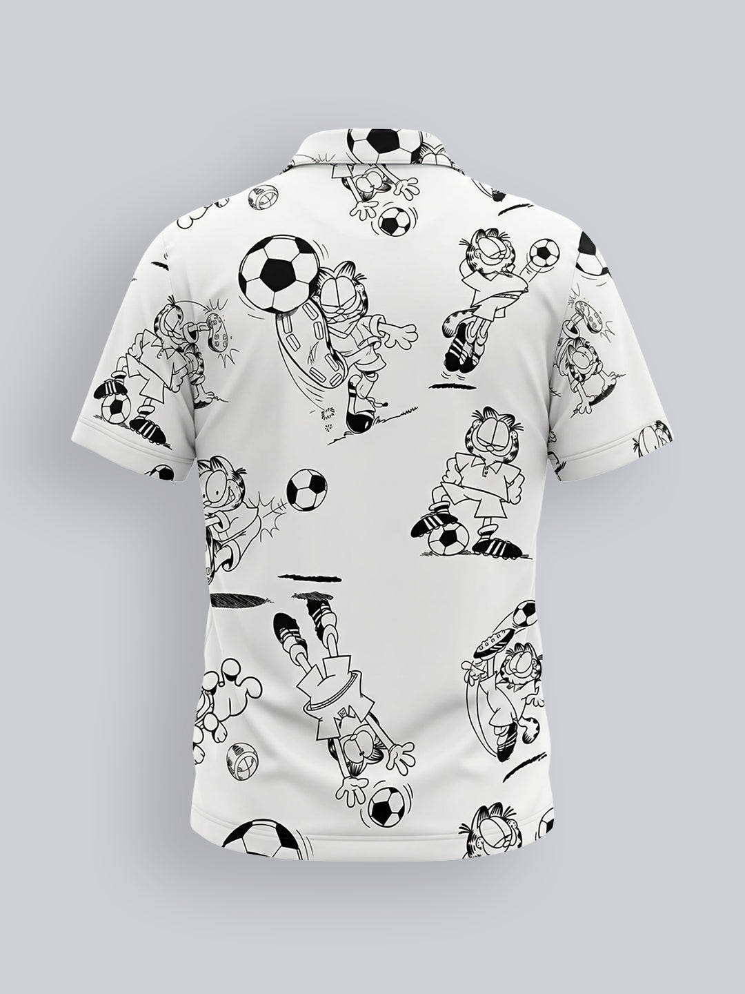 Boys Garfield Print Casual Shirt