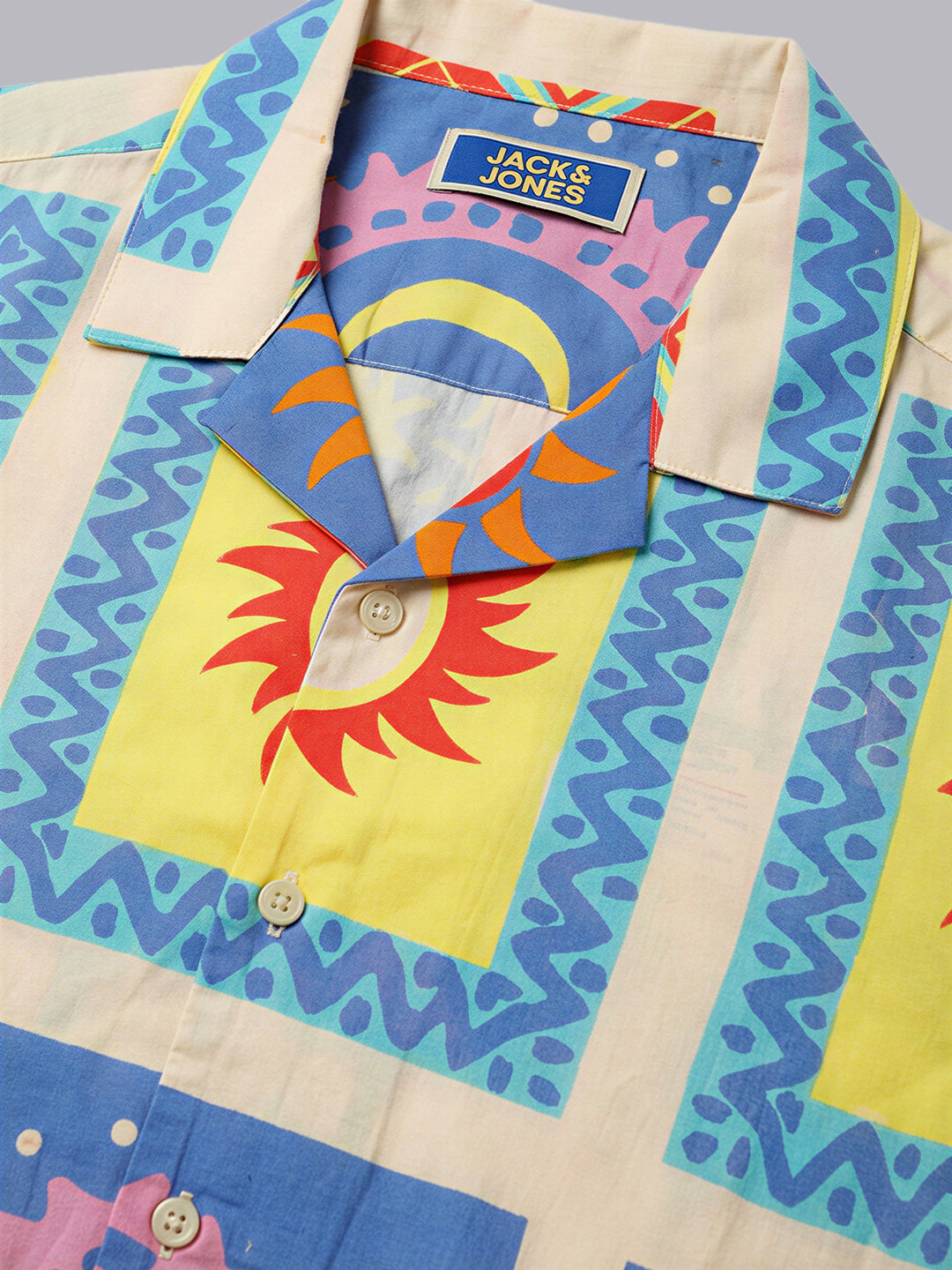 Boys Graphic Print Cotton Shirt