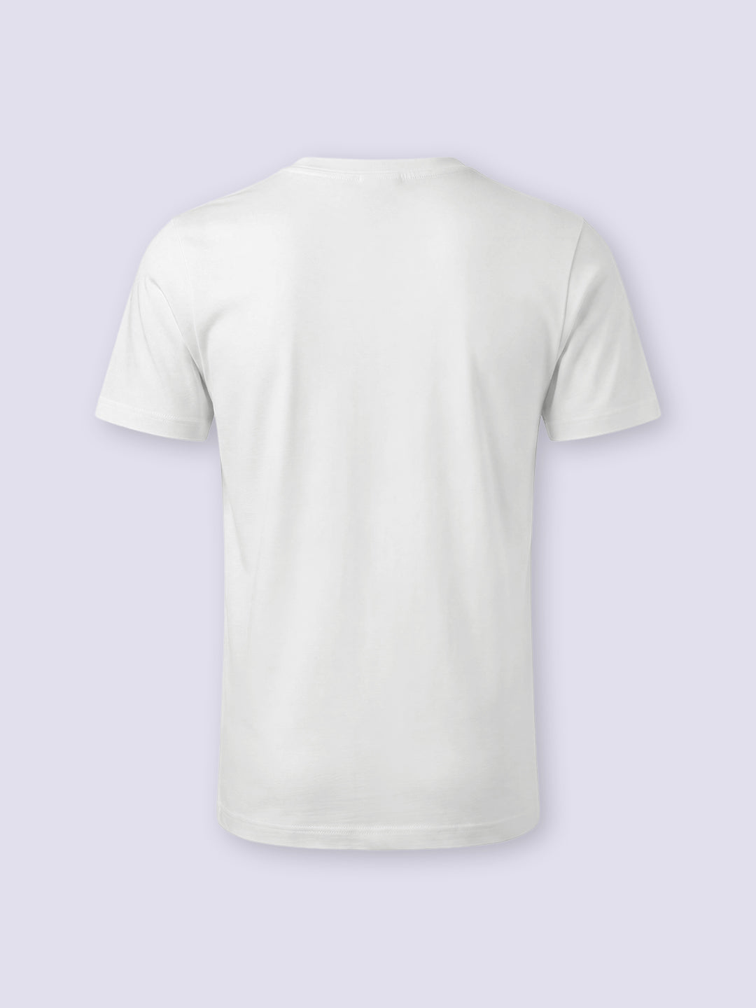 Boys White Printed Cotton T-shirt