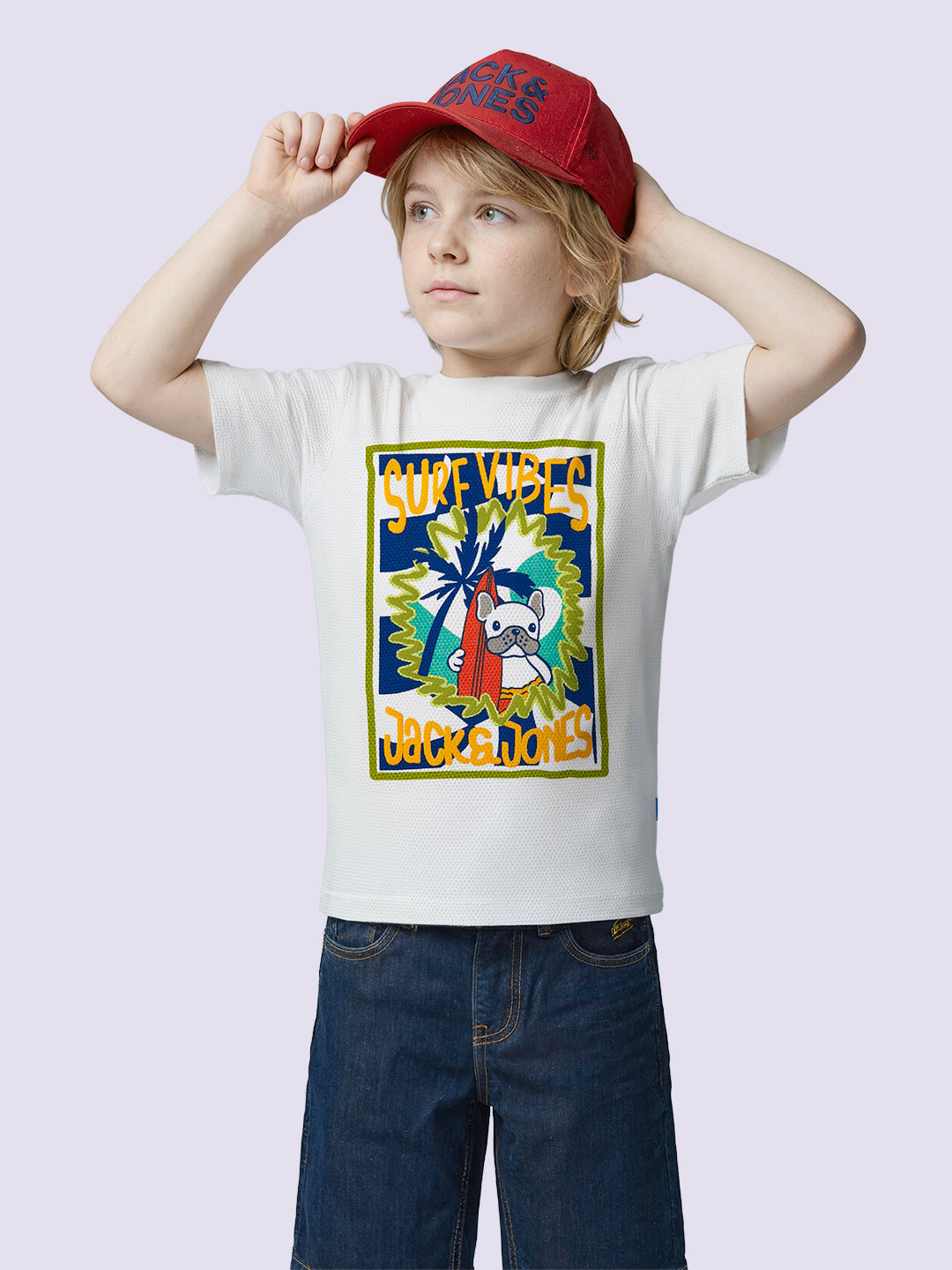 Boys Graphic Print Cotton T-shirt