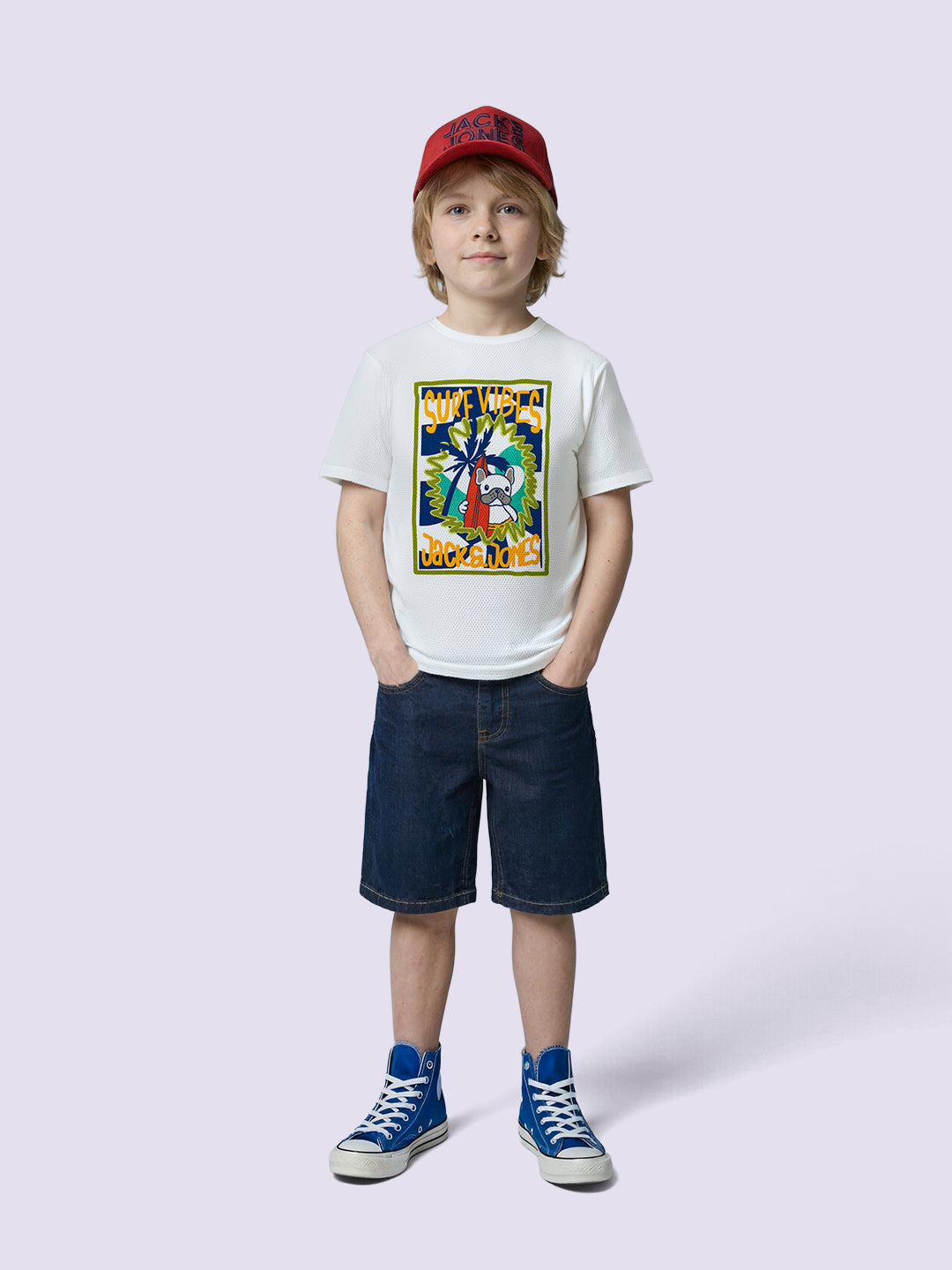 Boys Graphic Print Cotton T-shirt