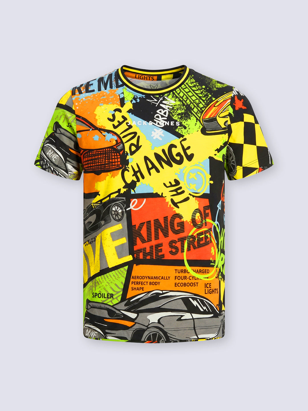 Boys Racing Graffiti Artwork T-shirt