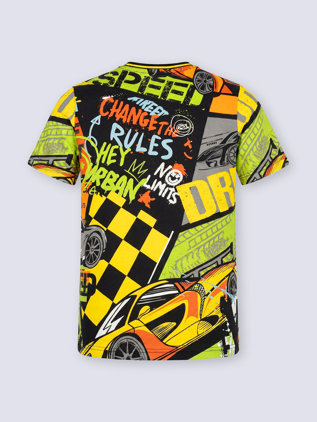 Boys Racing Graffiti Artwork T-shirt