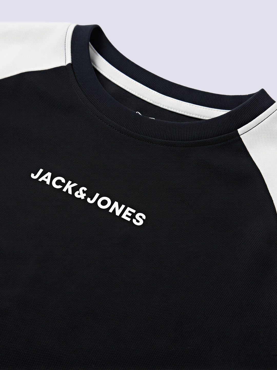 Boys Black Colourblocked Cotton T-shirt