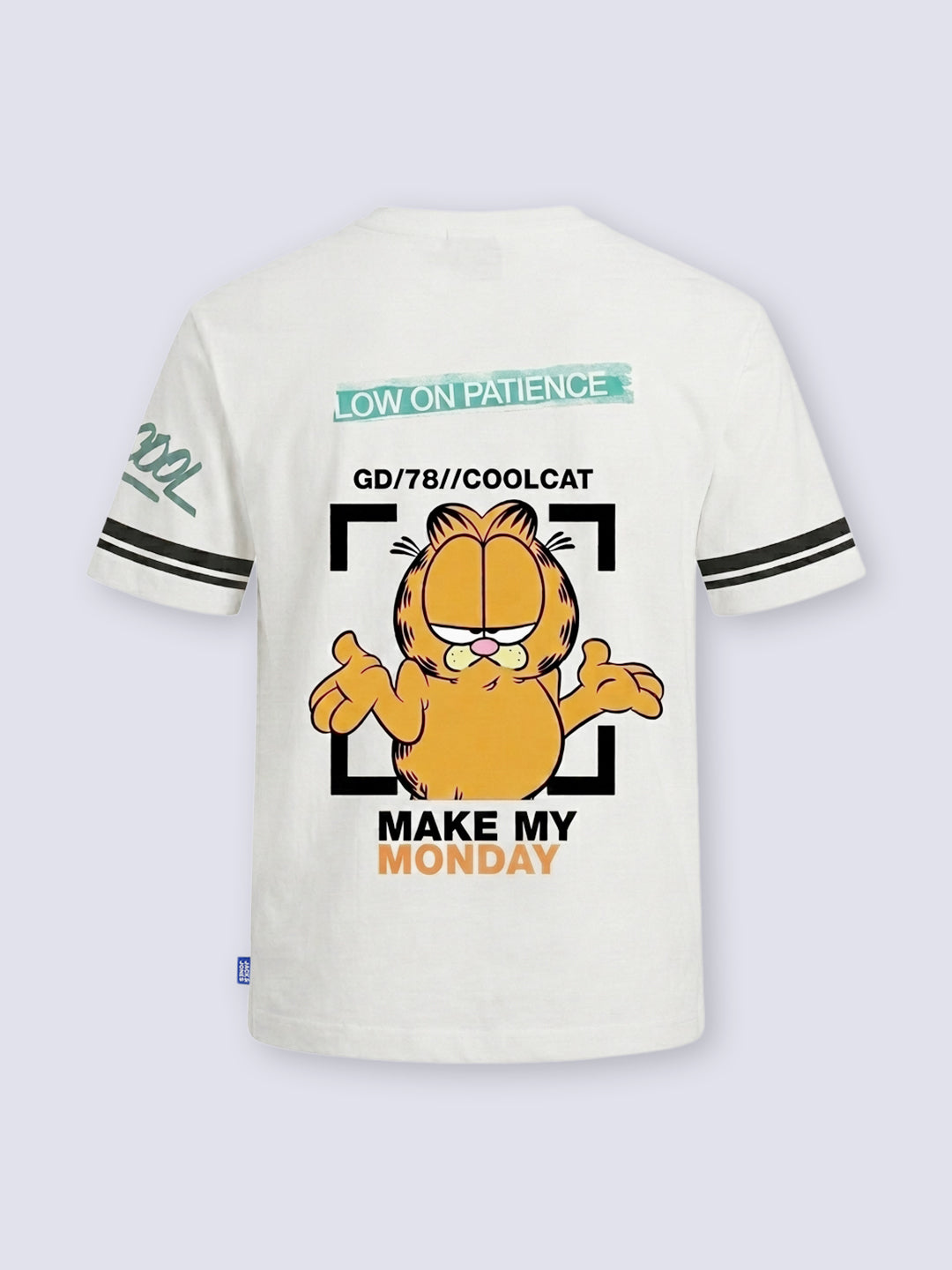 Boys Garfield Print Oversized T-shirt