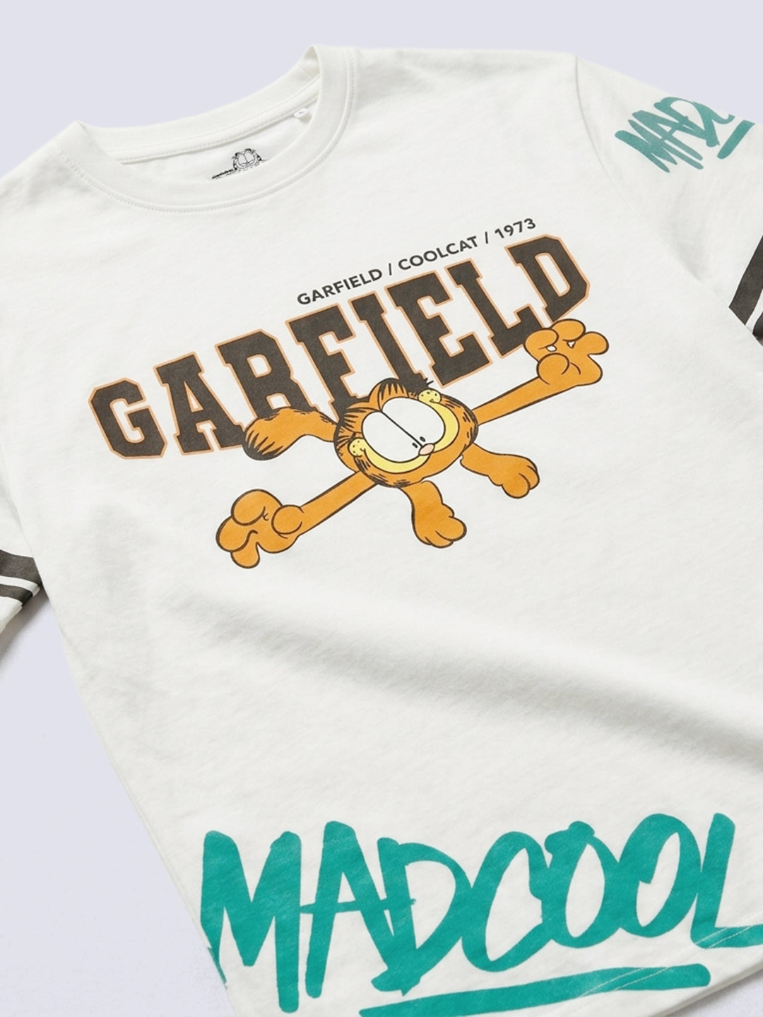 Boys Garfield Print Oversized T-shirt