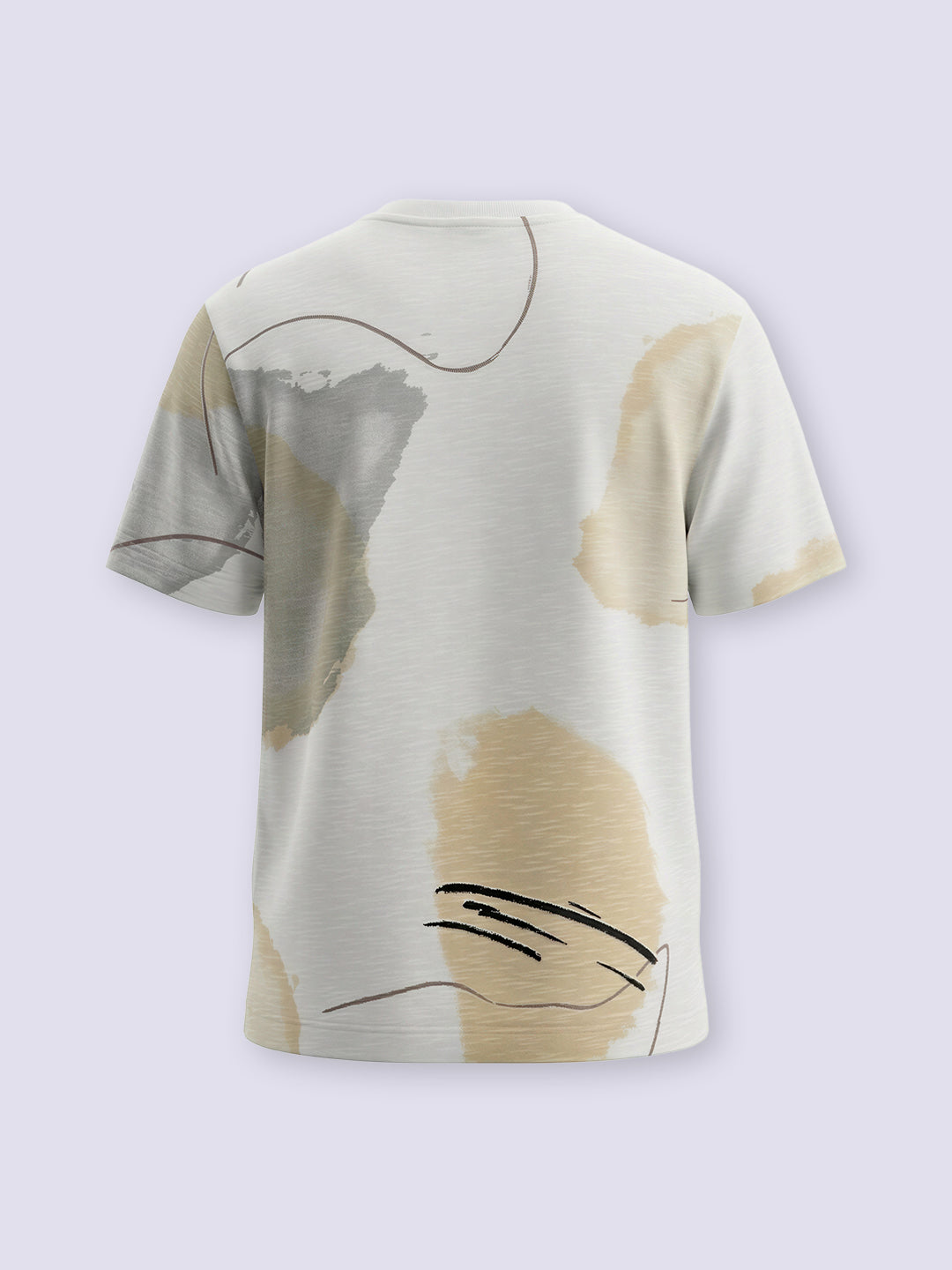 Boys White Printed Oversized T-shirt
