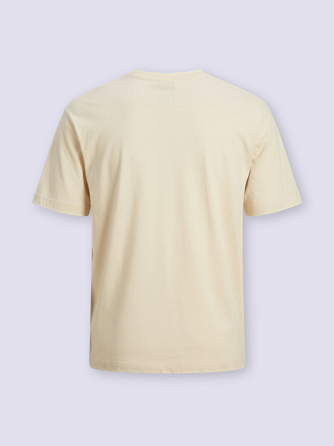 Boys Cream Printed Oversized T-shirt