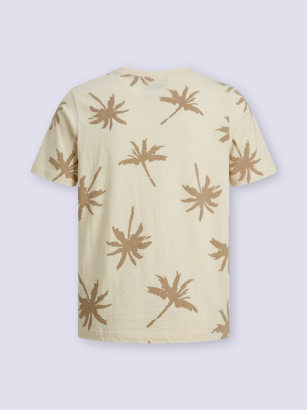 Boys Palm Tree Print Cotton T-shirt