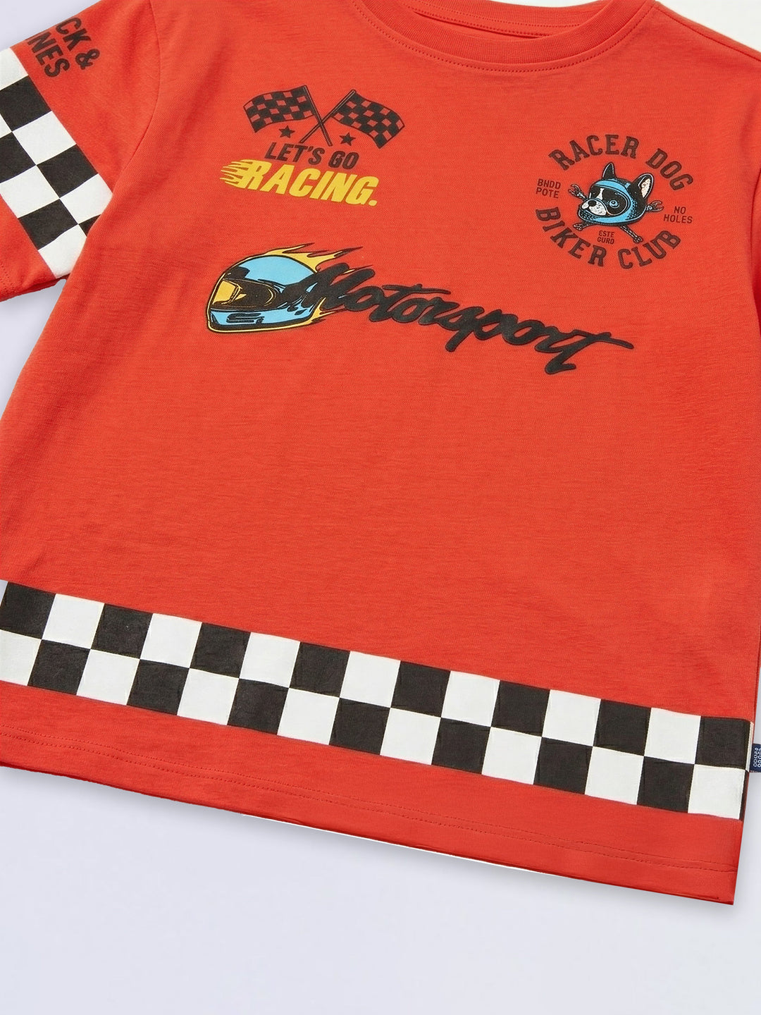 Boys Motorsport Inspired Oversized T-shirt