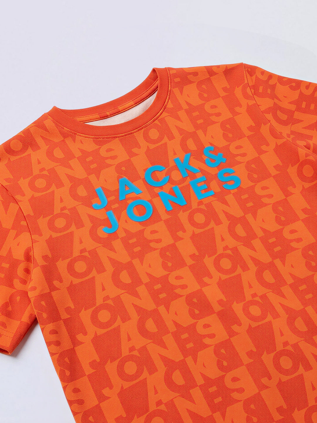 Boys Red Typographic Print T-shirt