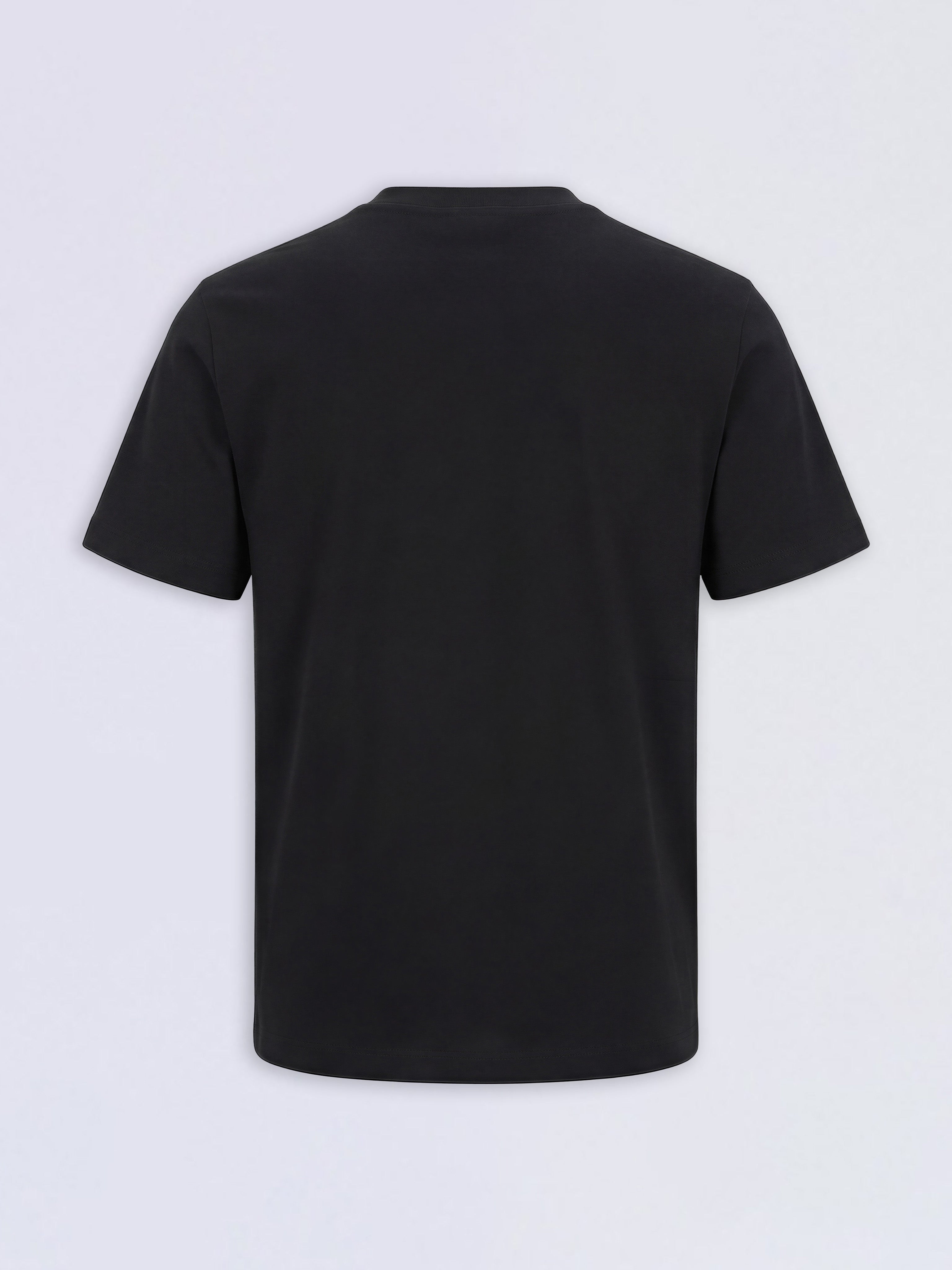 Boys Black Tropical Print T-shirt