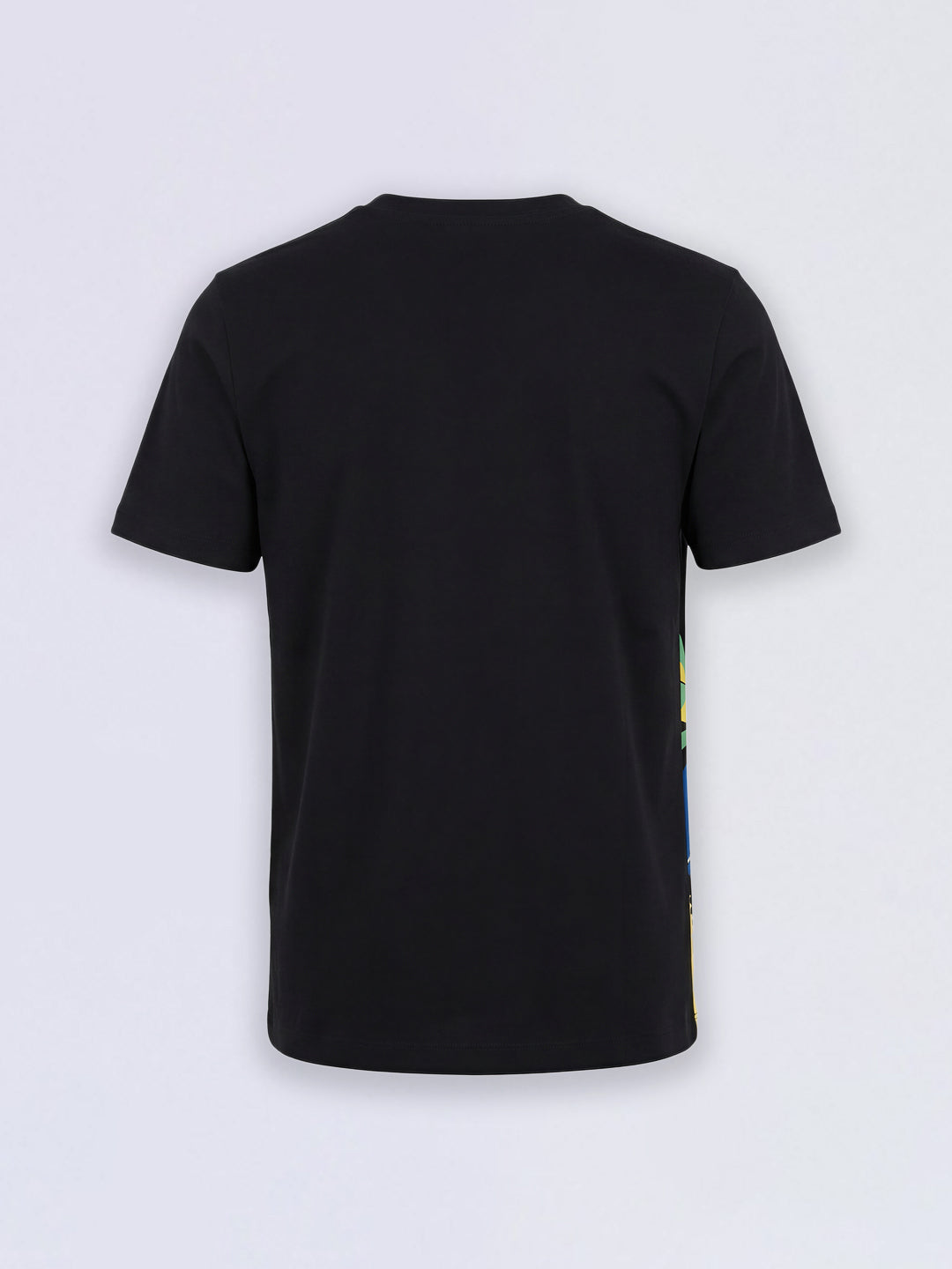 Boys Black Tropical Print T-shirt