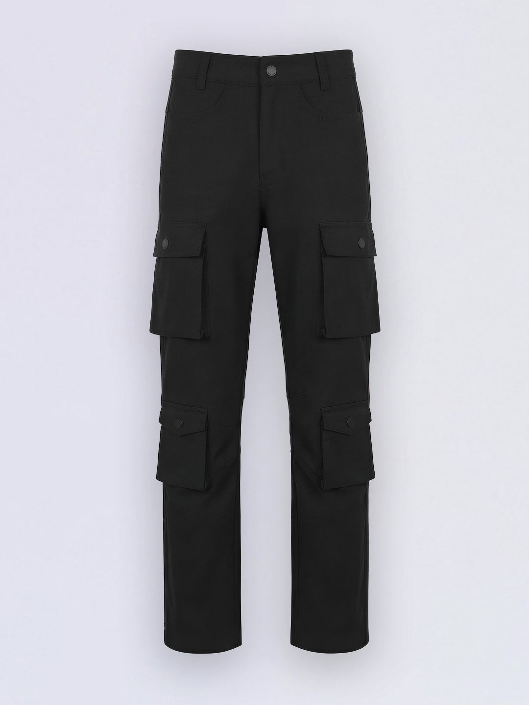 Boys Black Utility Cargo Pants