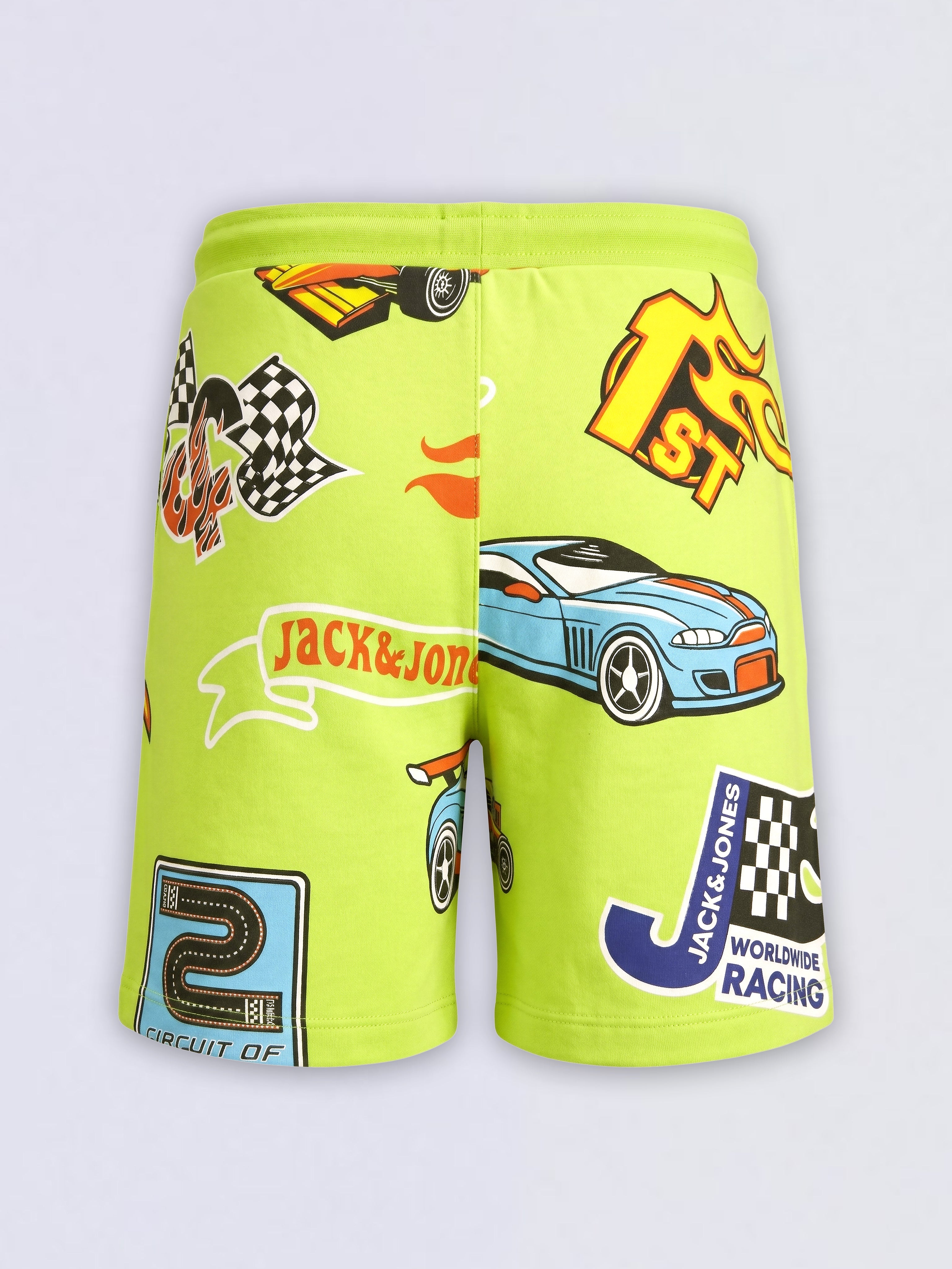 Boys Racing Print Shorts