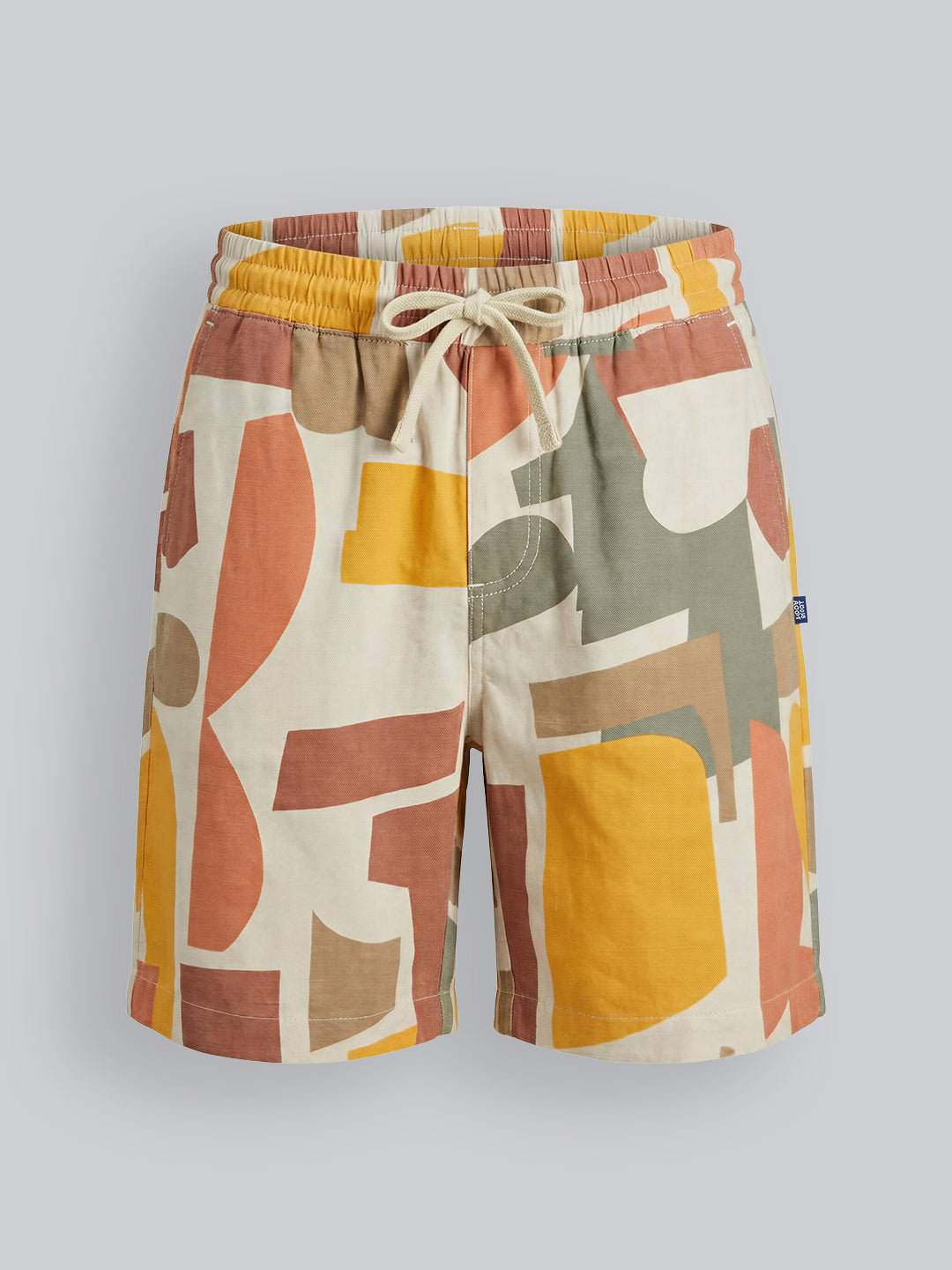 Boys Abstract Print Cotton Shorts