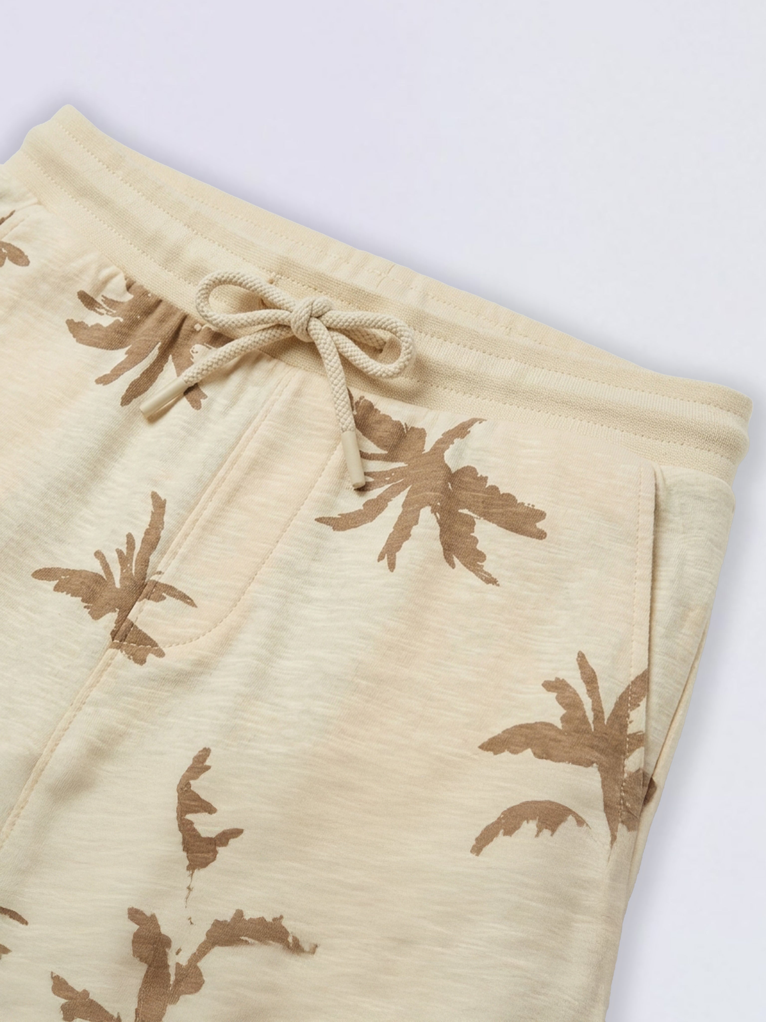 Boys Palm Tree Printed Shorts