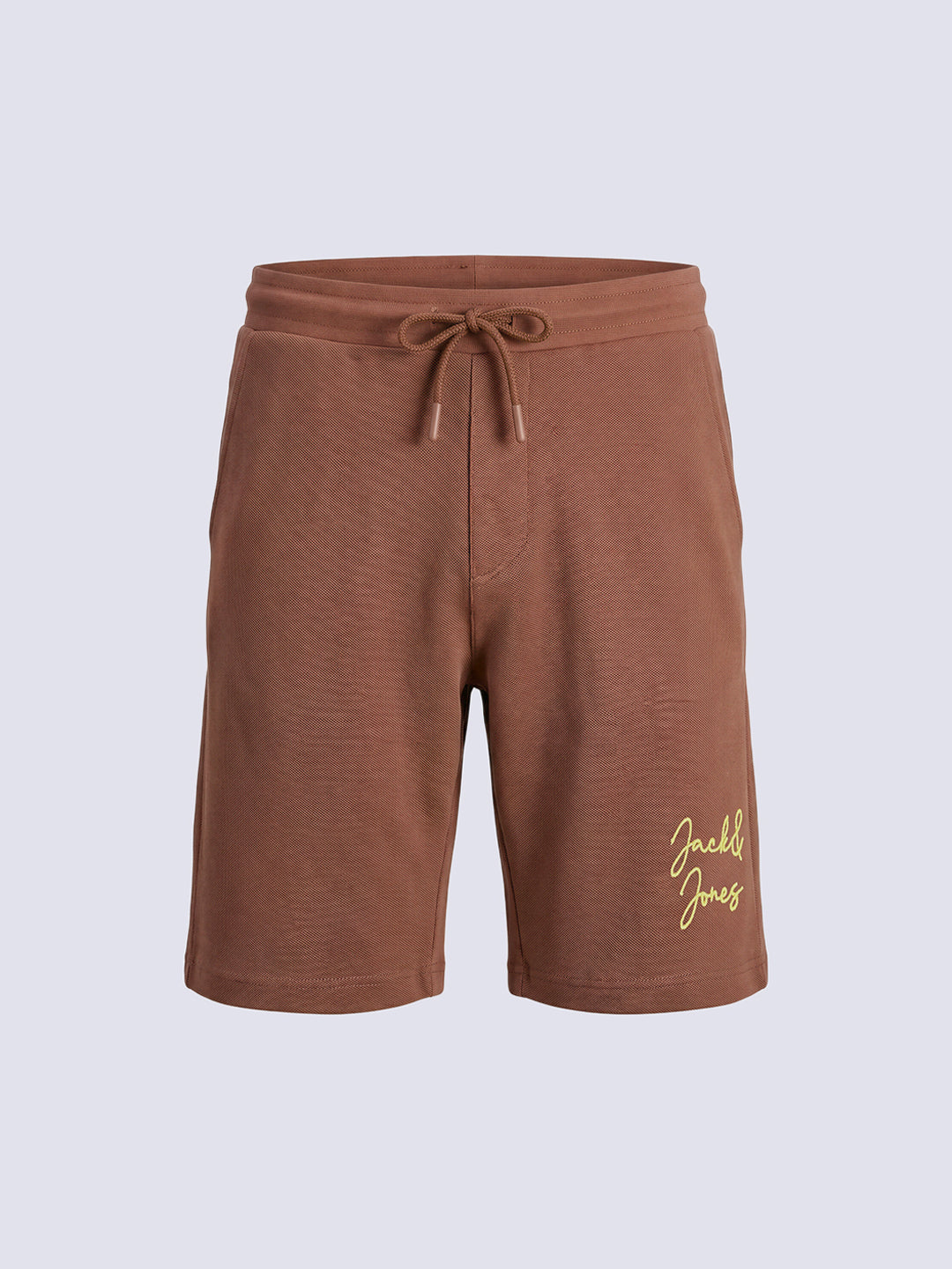 Boys Dark Brown Cotton Shorts
