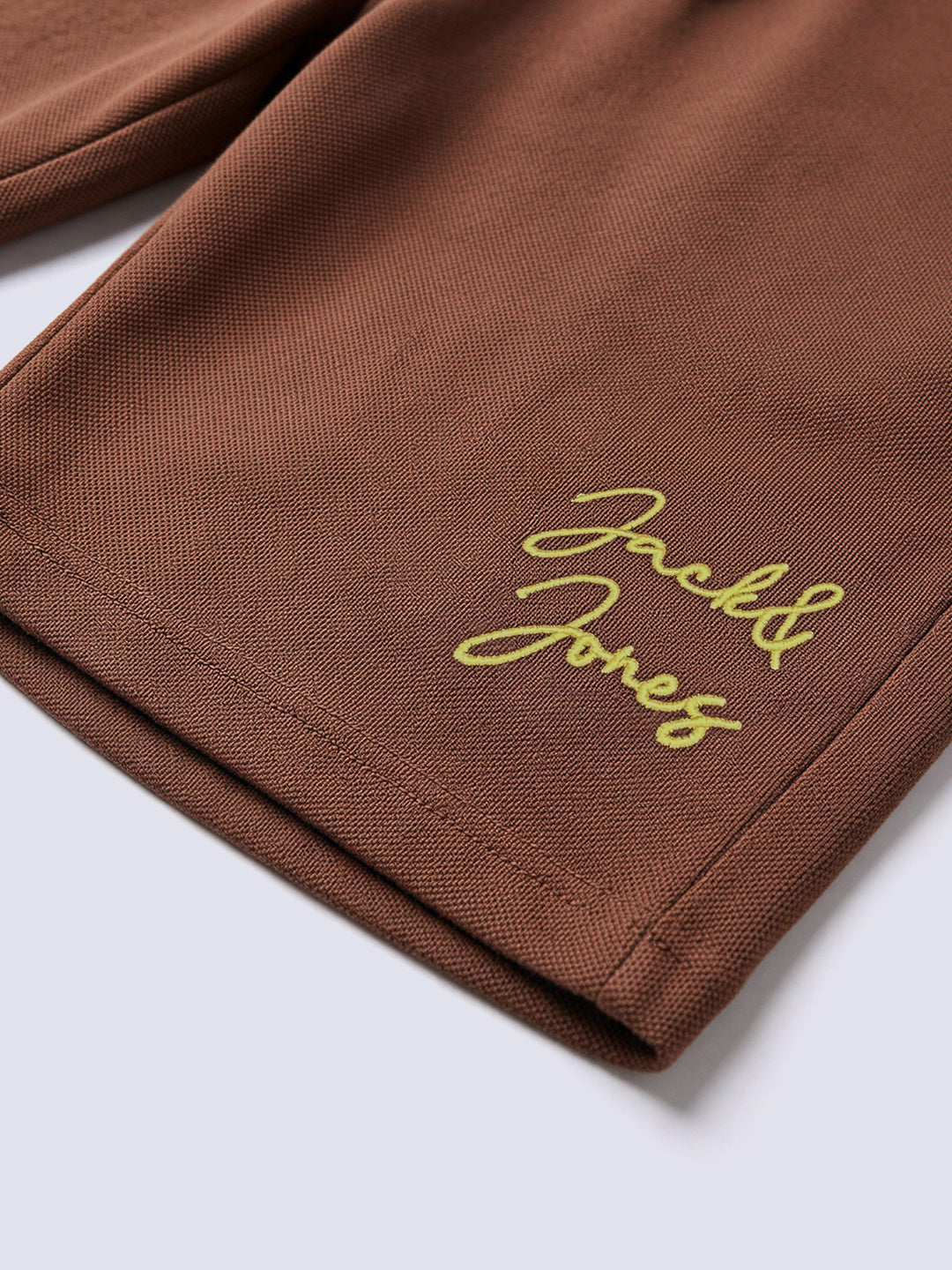 Boys Dark Brown Cotton Shorts