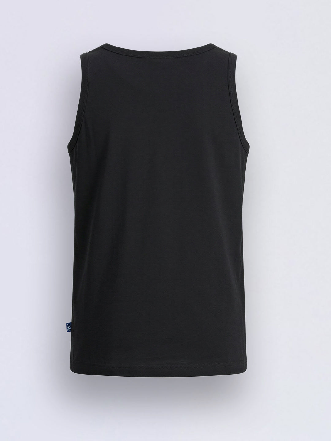 Boys Black Logo Print Sleeveless T-shirt