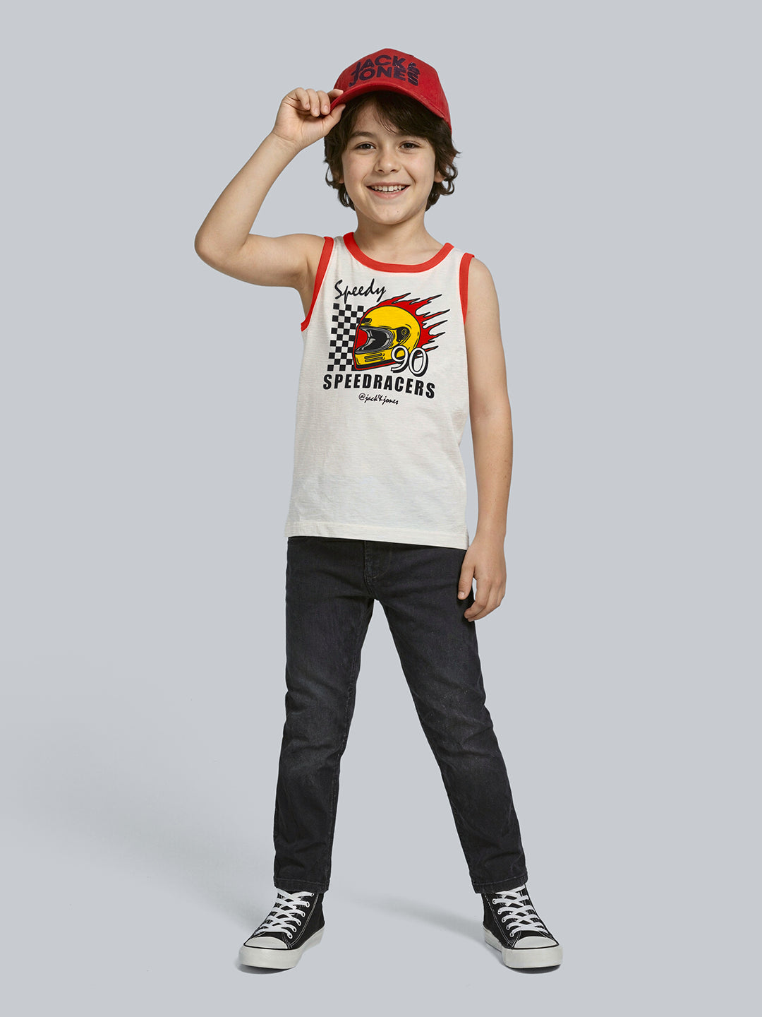Boys Racing Graphic Tank Top