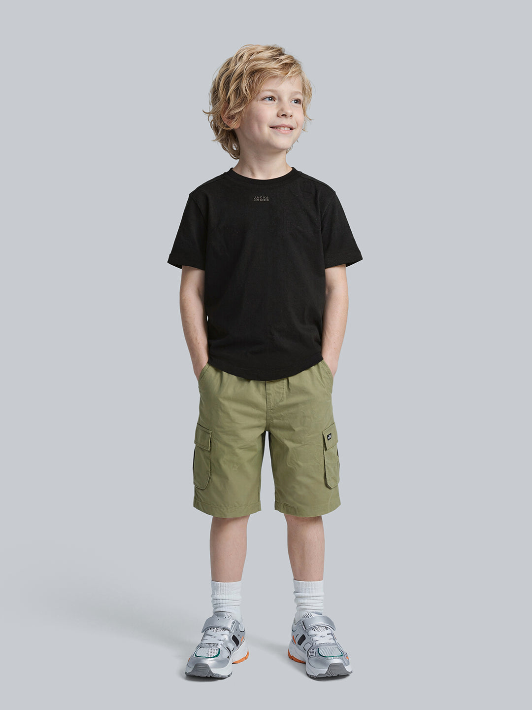 Boys Black Oversized T-Shirt