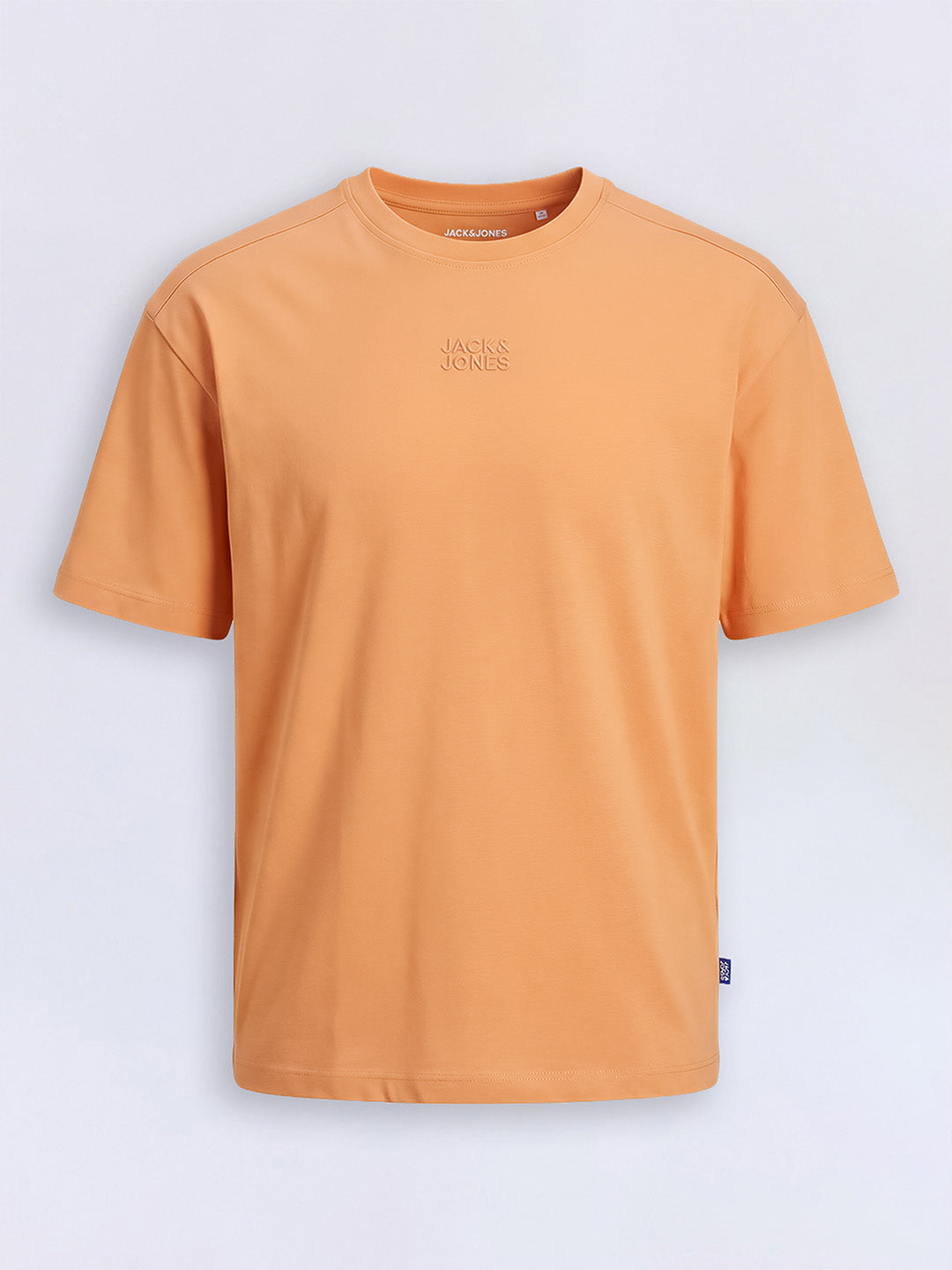 Boys Orange Logo Print T-shirt