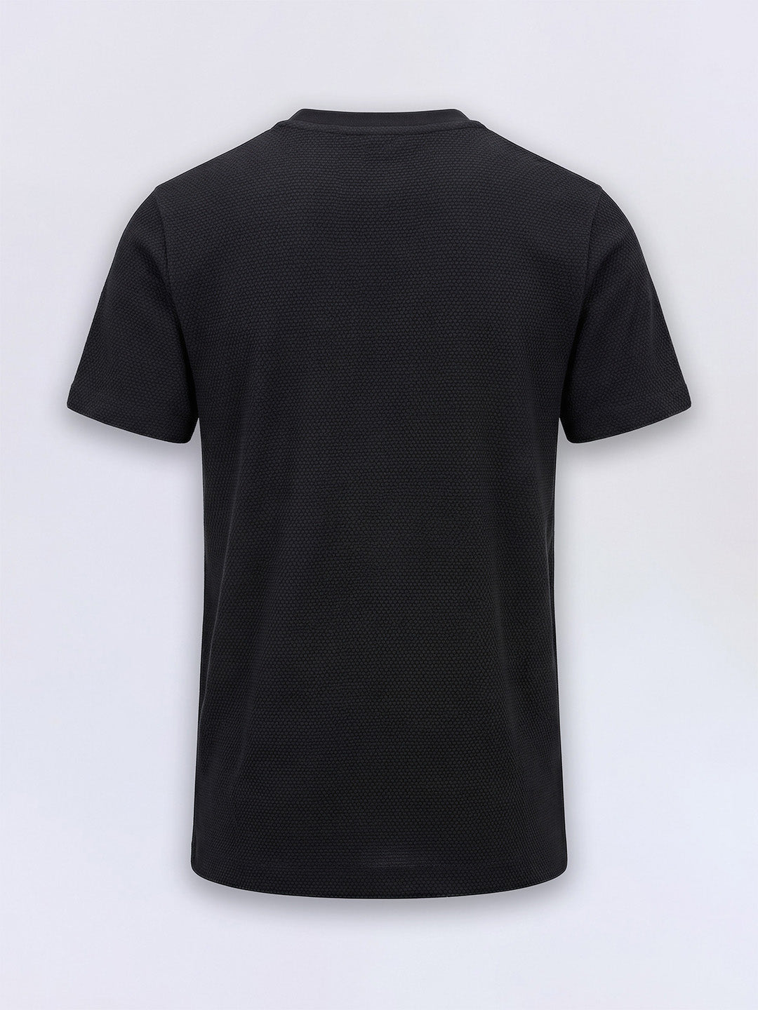 Boys Black Embroidered Doggo Print T-short