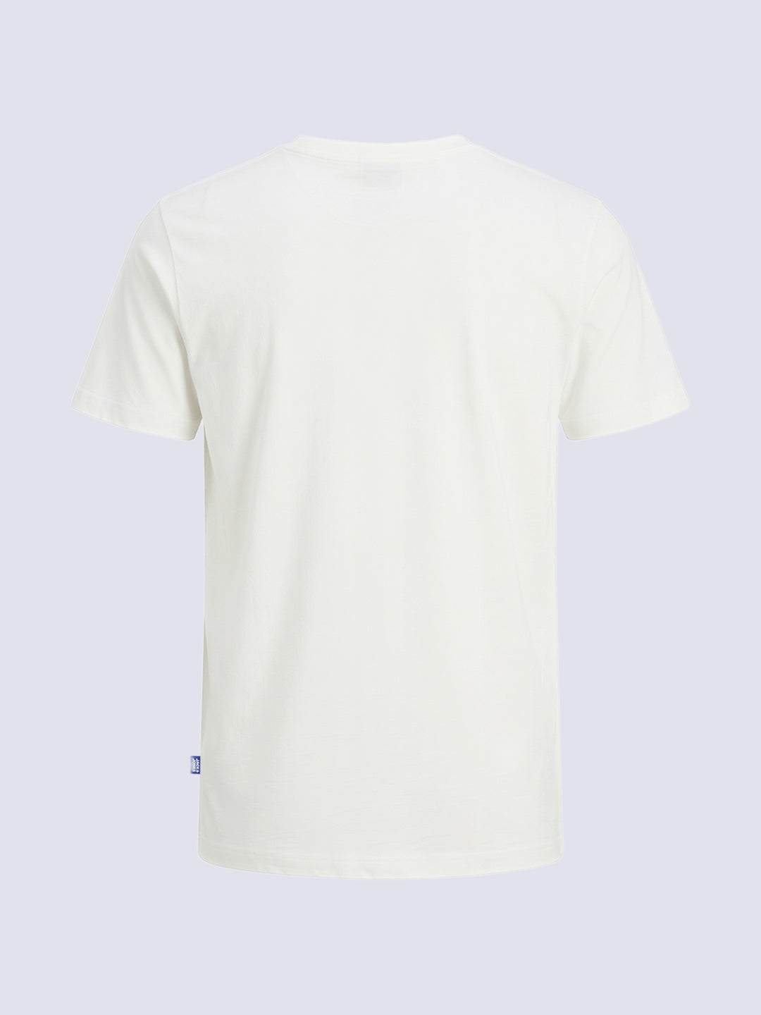 Boys White Printed Cotton T-Shirt